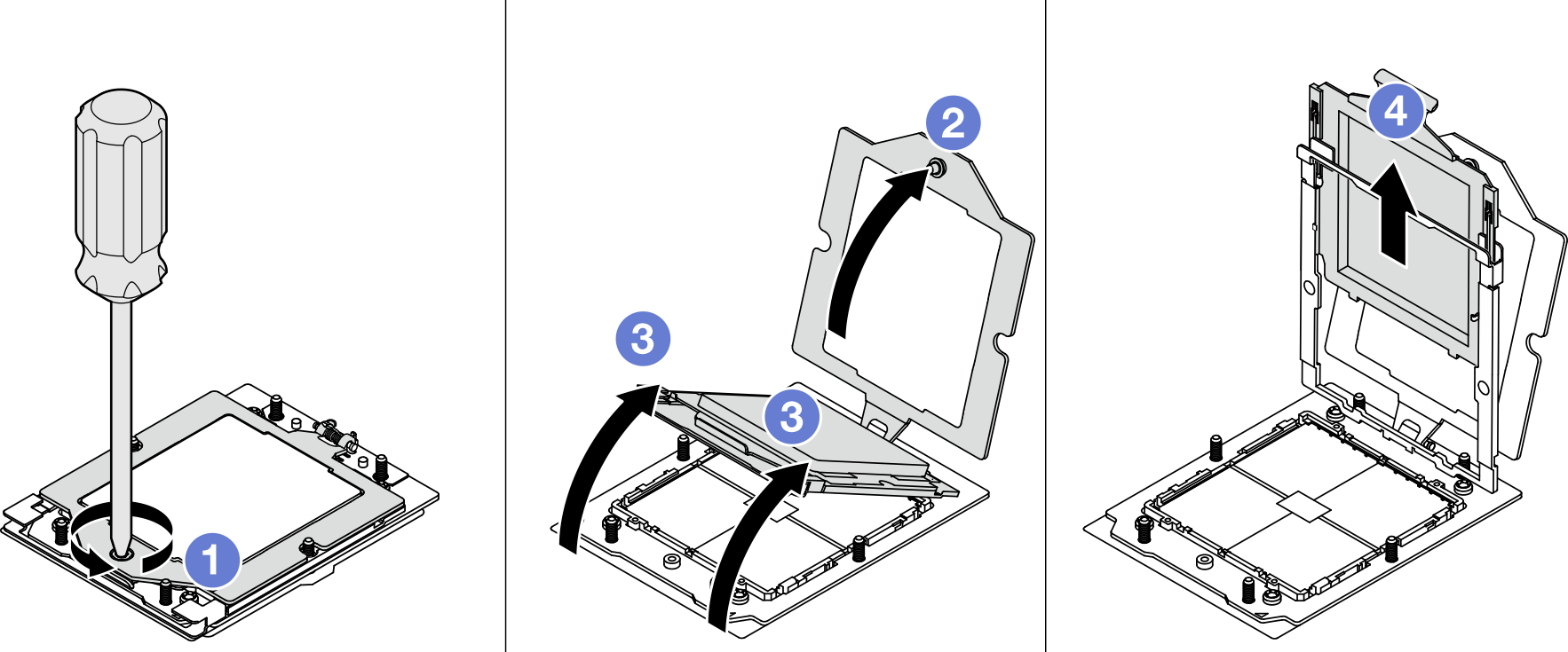 Removing a processor