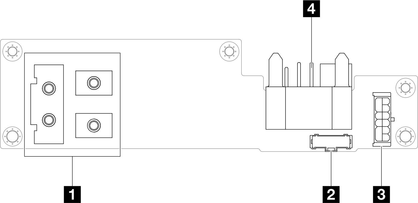 Power distribution board connectors