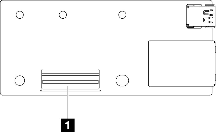 Rear I/O module connector