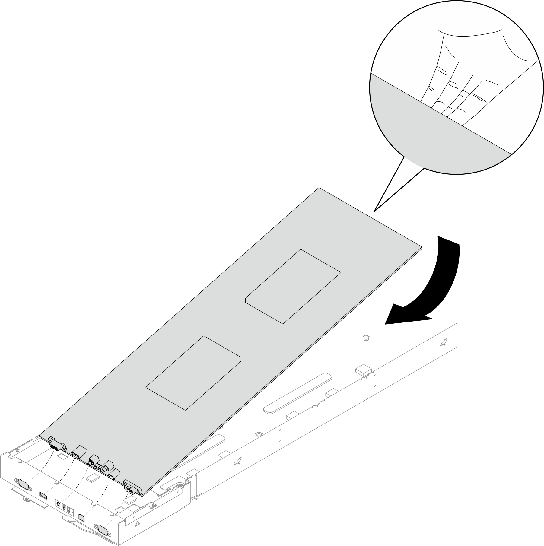 Installation of the system board