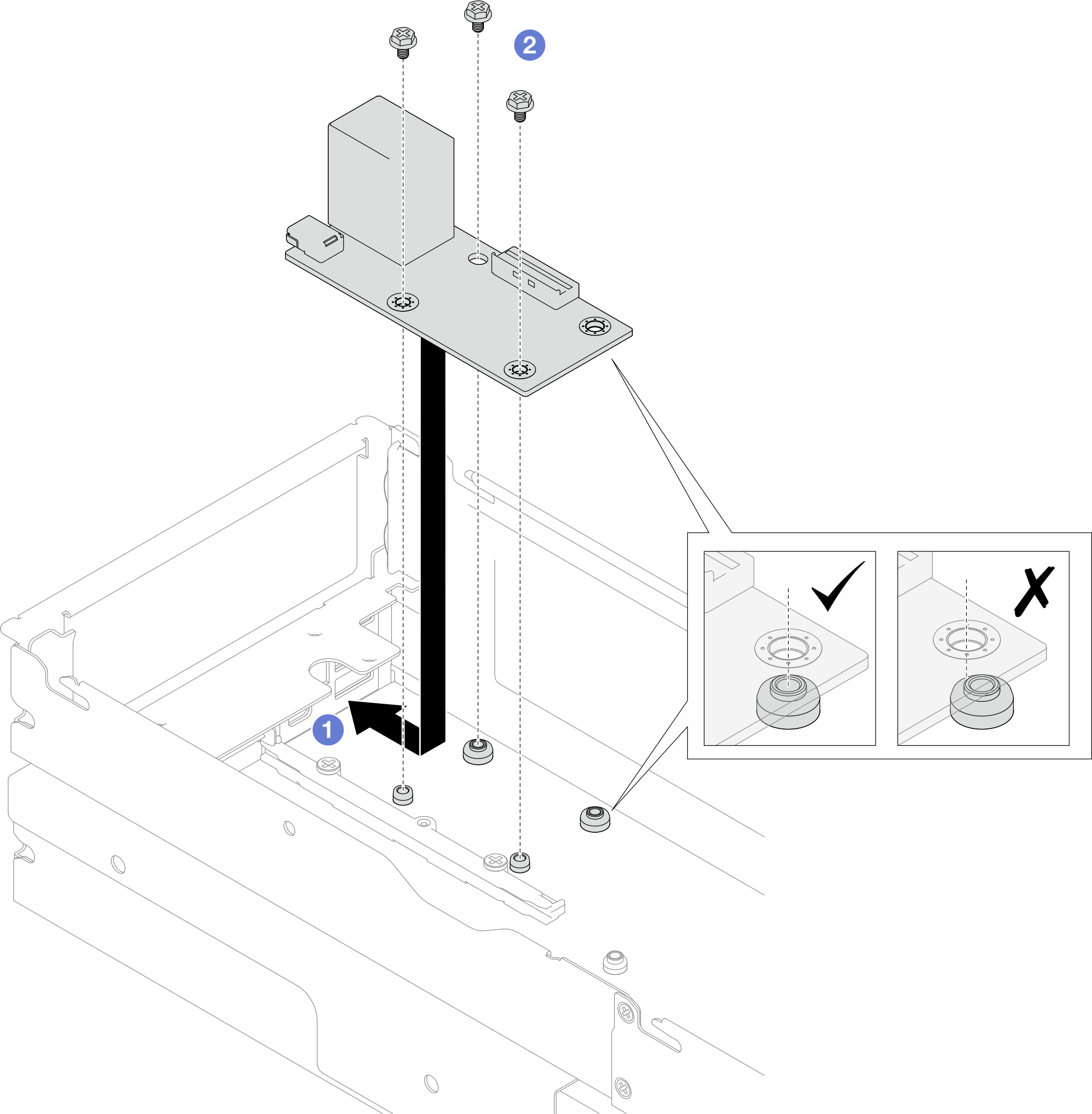 Installation of the rear I/O module