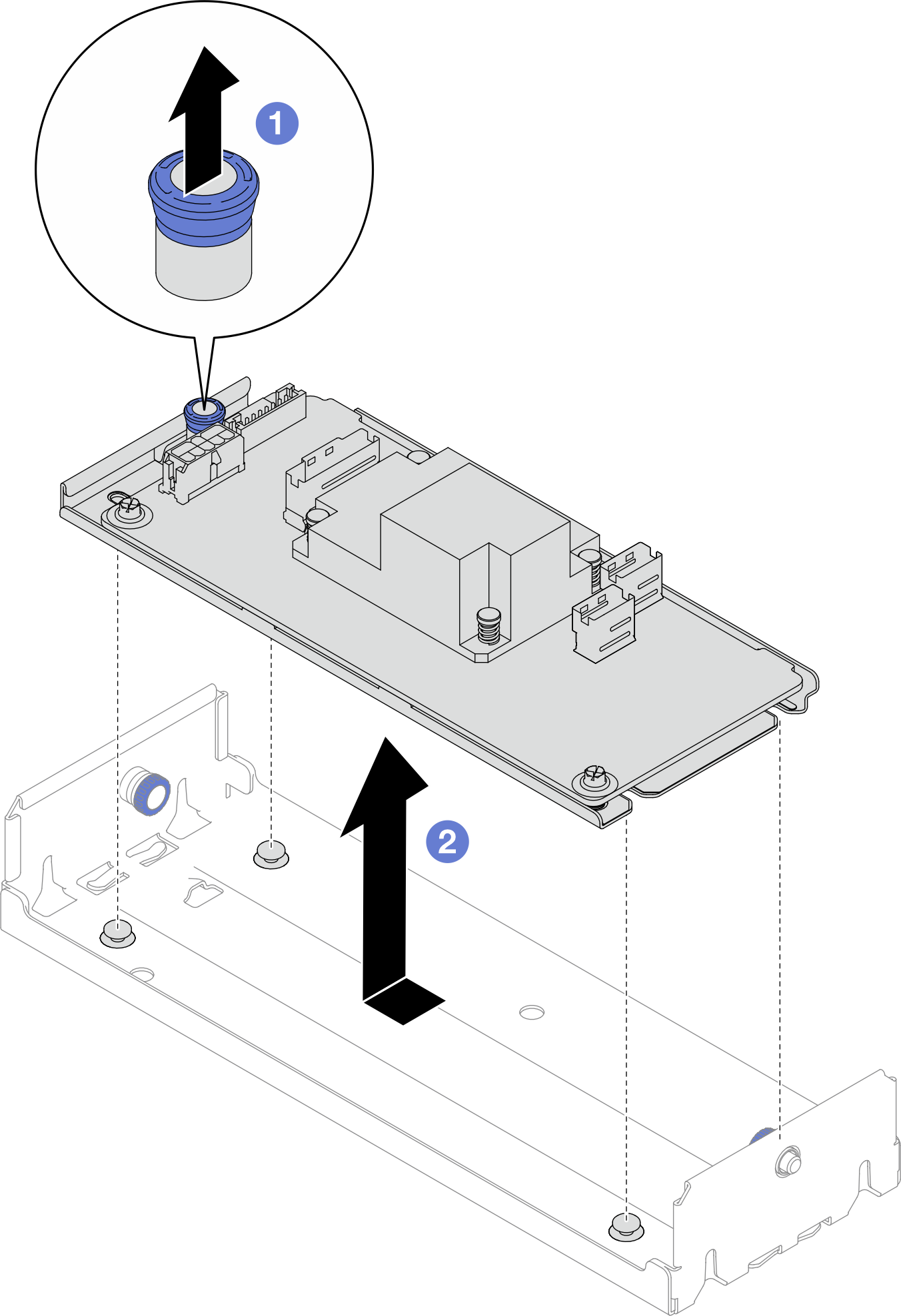 Internal CFF adapter removal