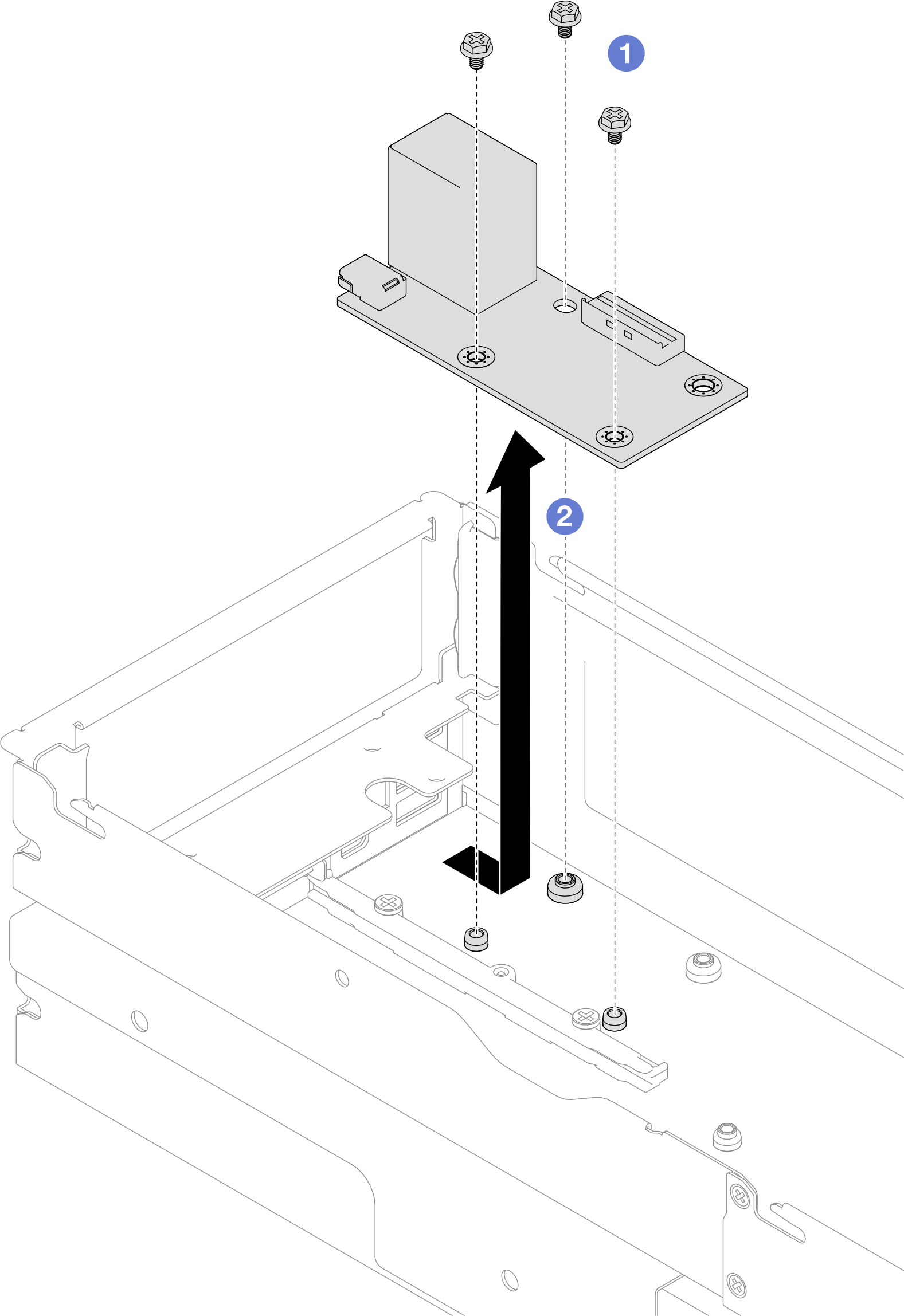 Removal of the rear I/O module