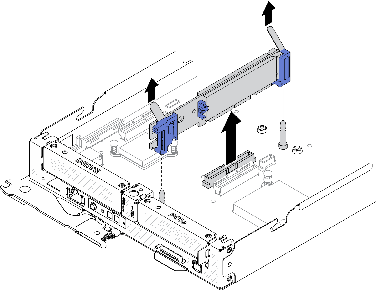 M.2 backplane removal