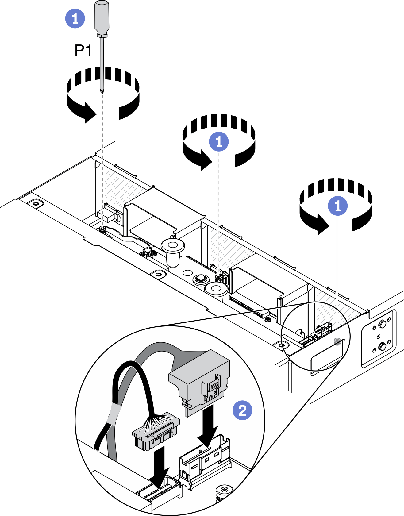 Connecting interconnect cables for power distribution boards