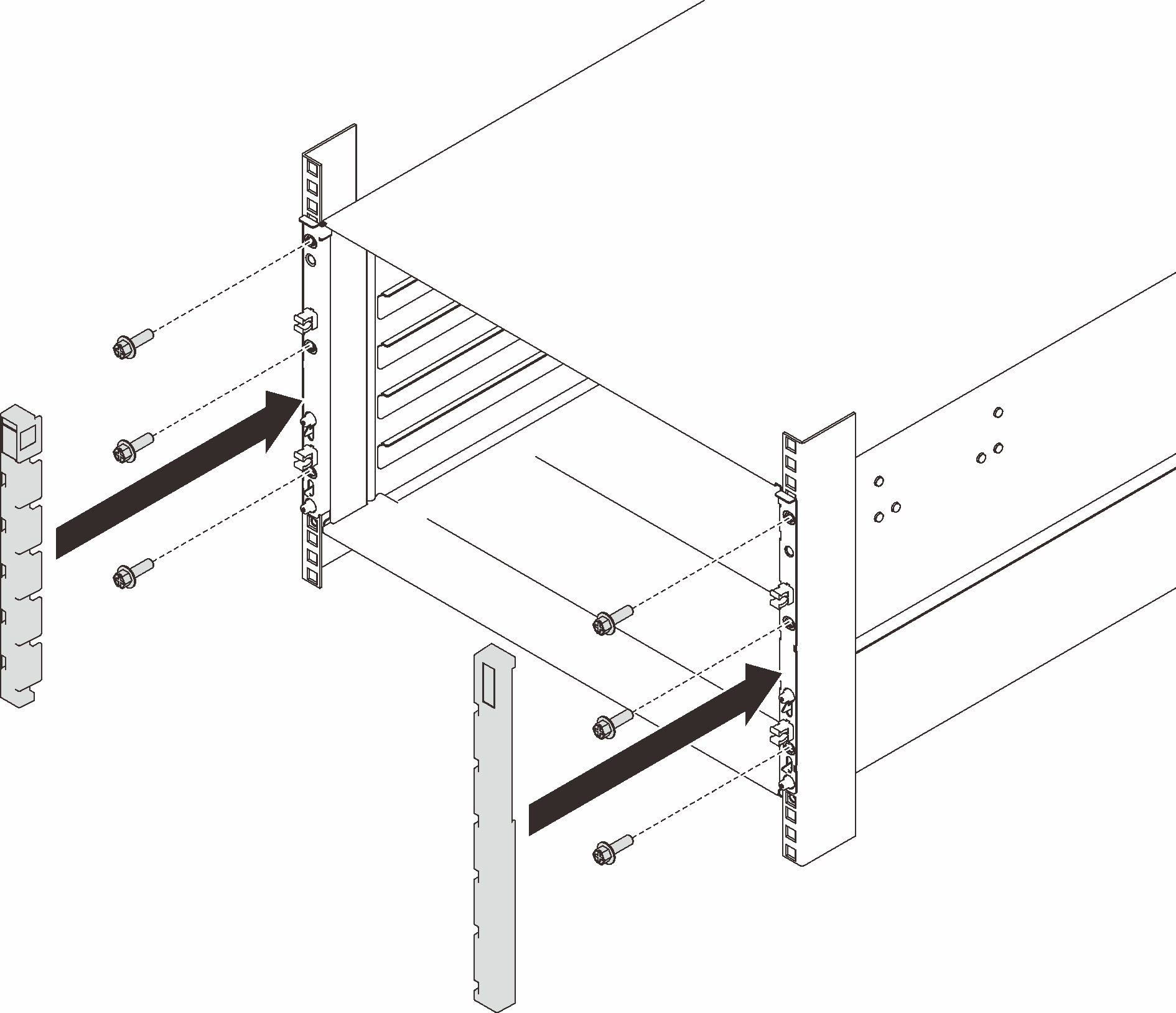 EIA cover installation