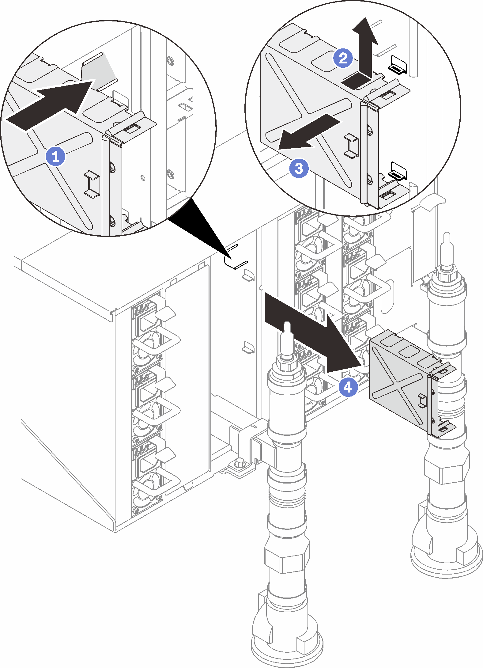 Support bracket removal