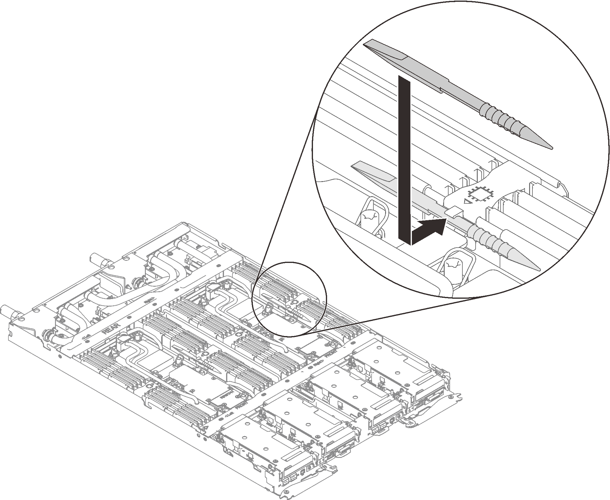 Memory module tool installation