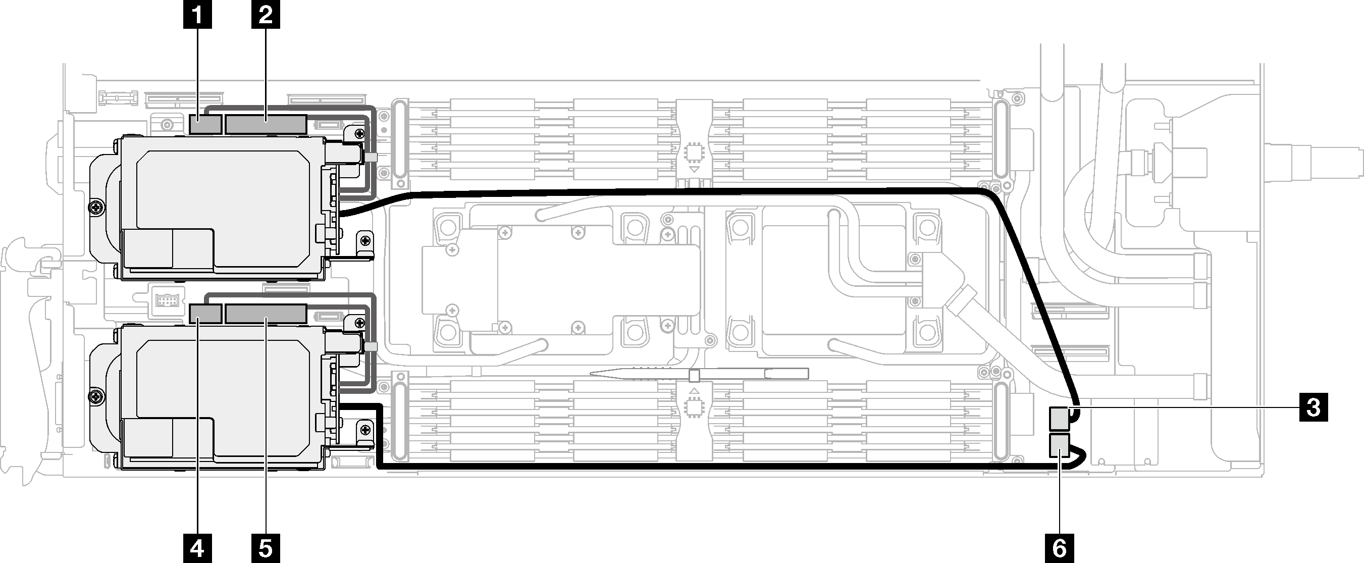 Drive assembly cable installation