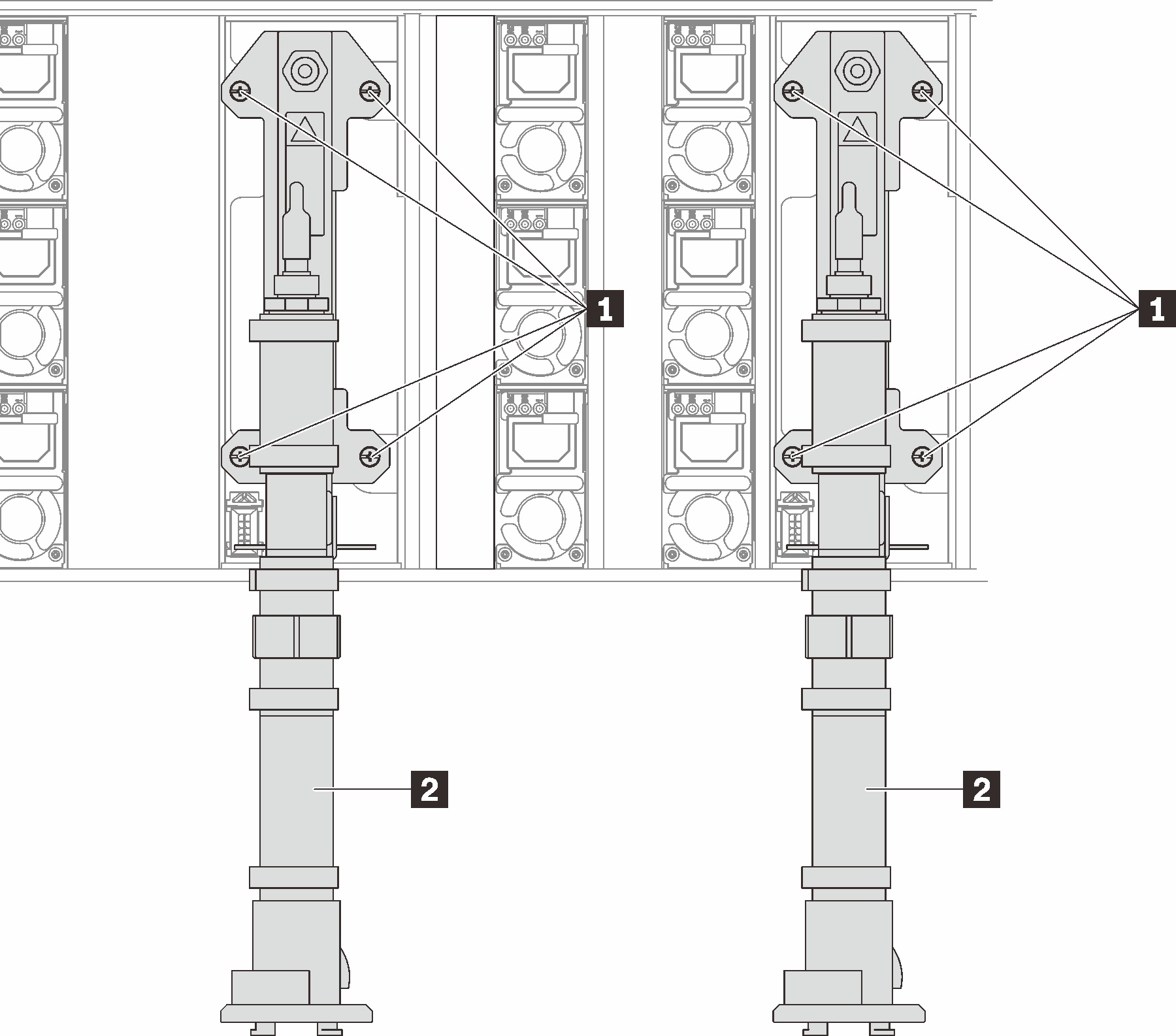 Manifold screw locations