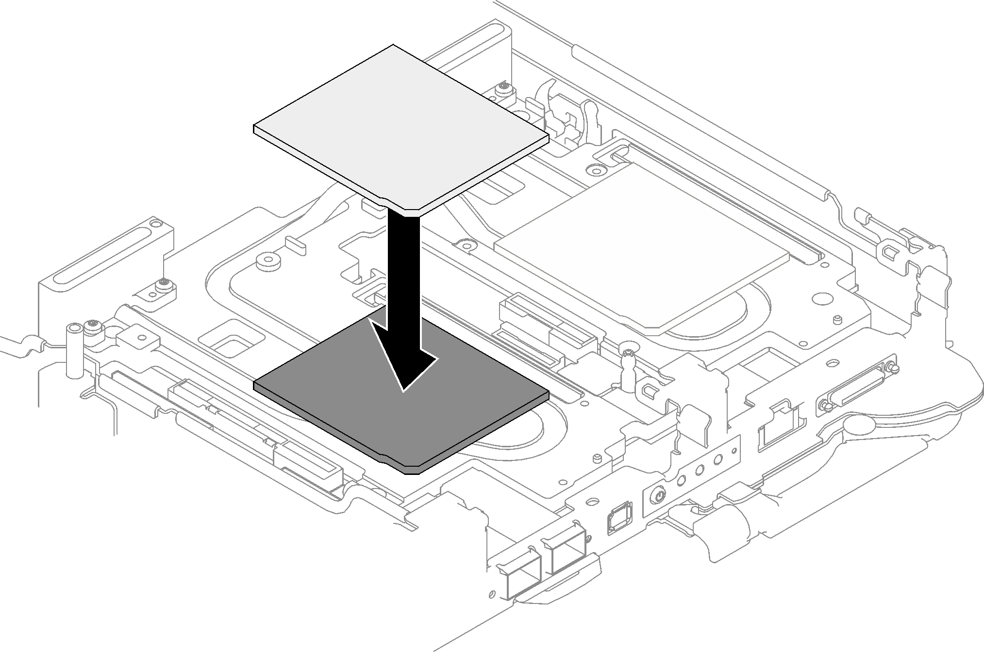 Replacing gap pad