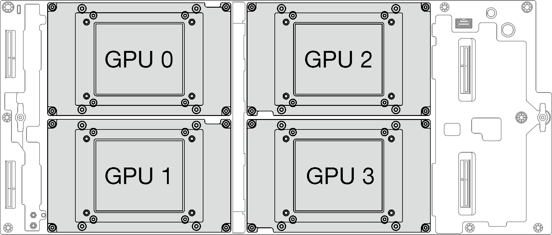 GPU OAM numbering - SD650-I V3 tray
