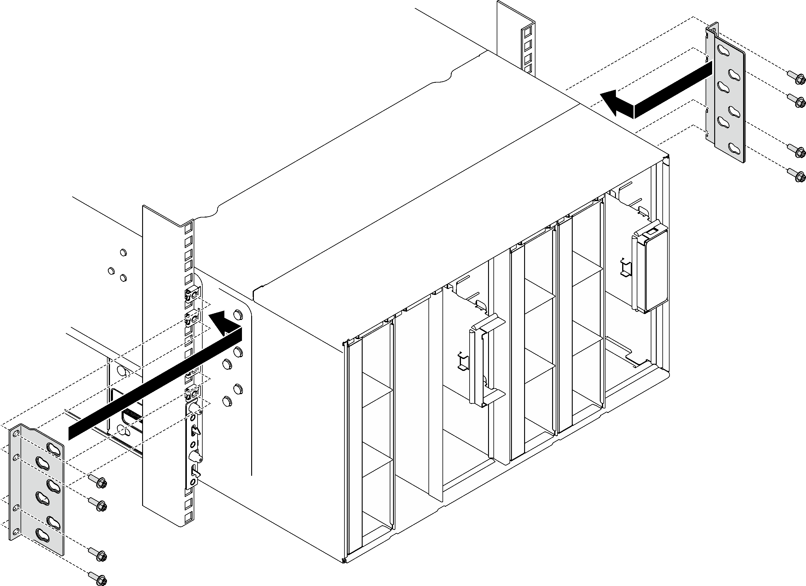 Support bracket installation