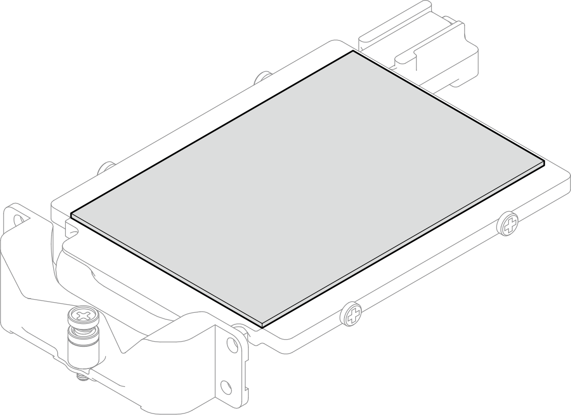 Replacing the conduction plate gap pad