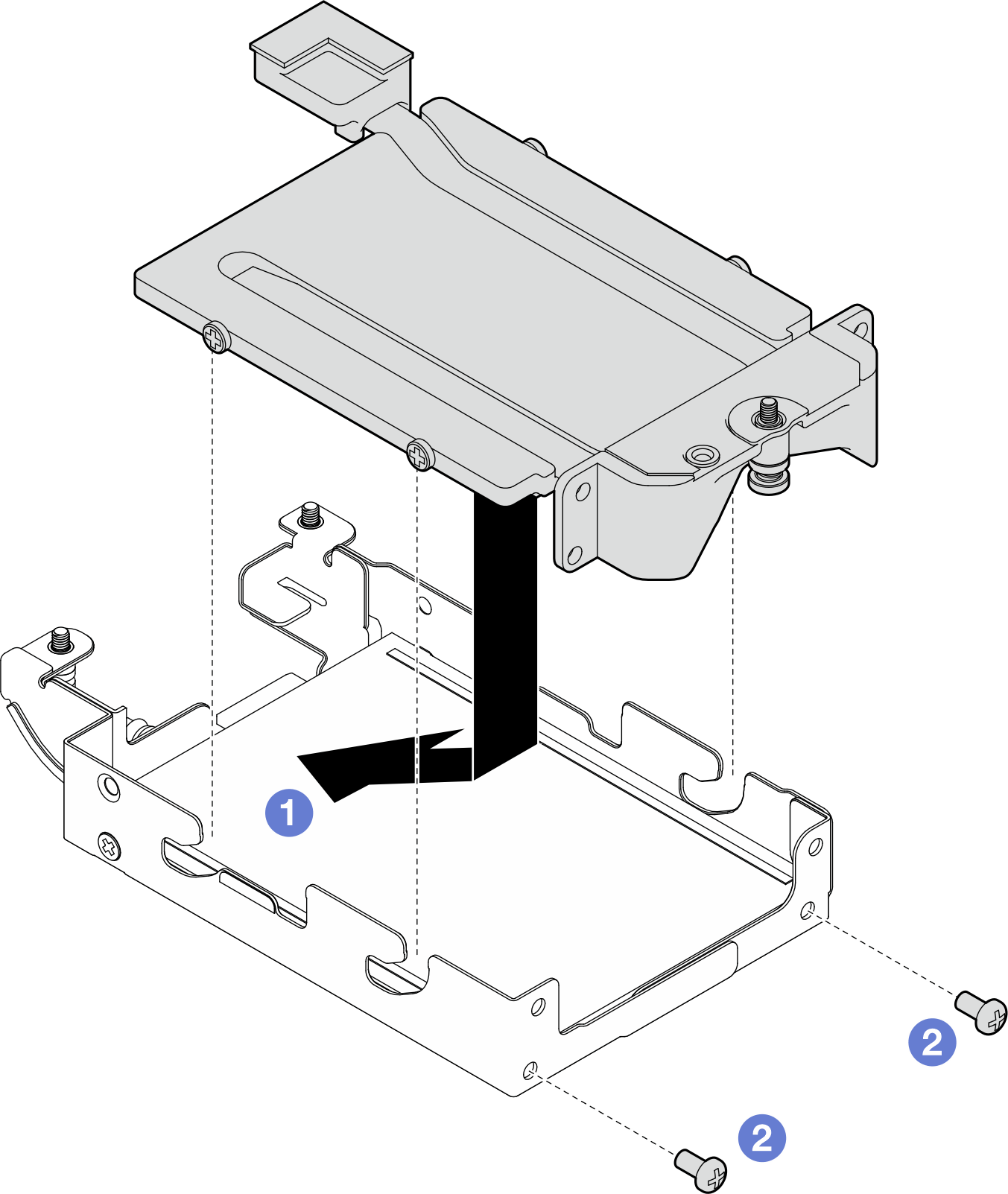 E3.S drive conduction plate installation