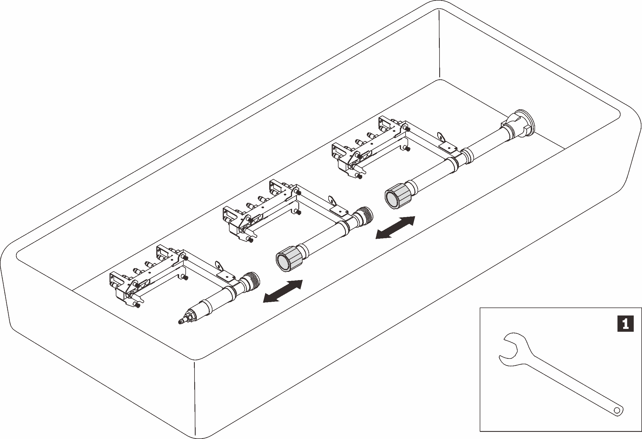 Manifold disassemble