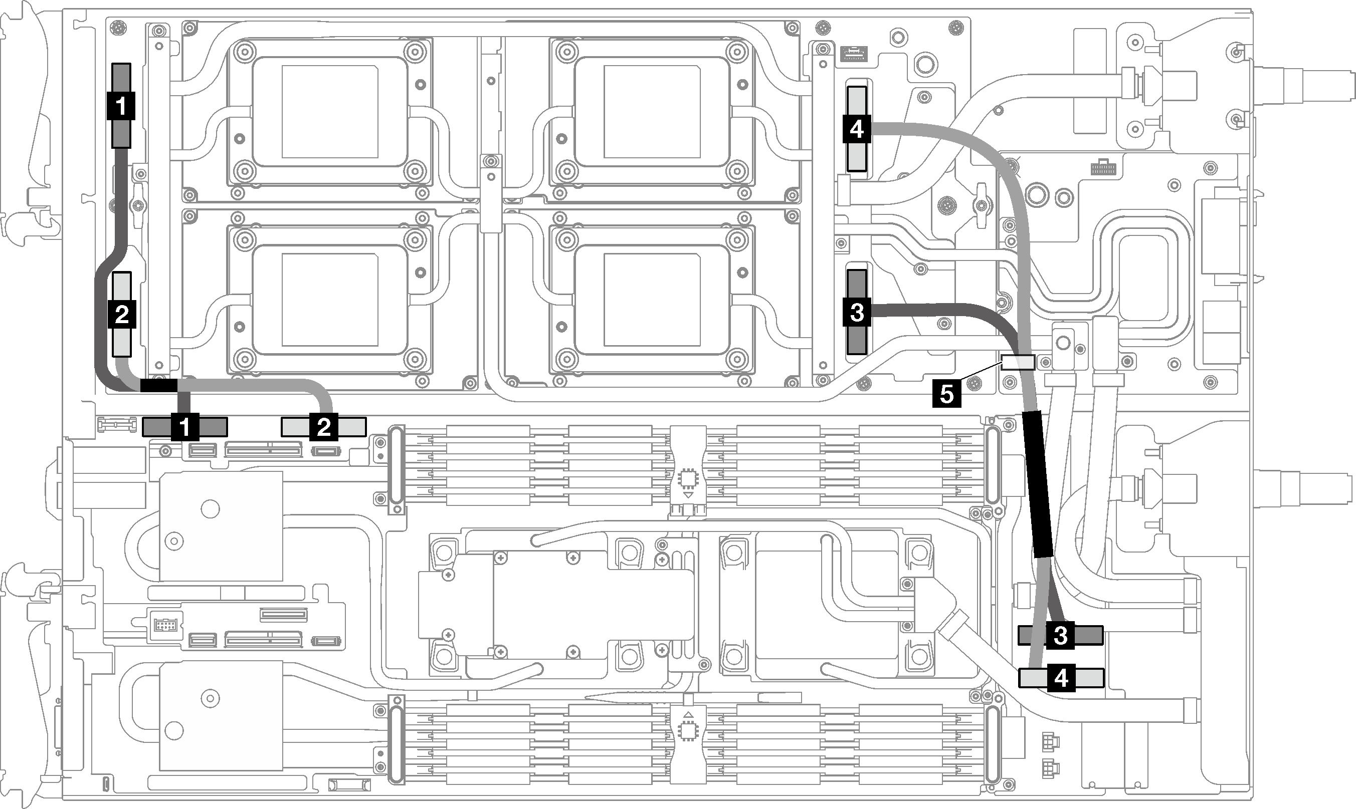 SD650-I V3 tray signal cable routing