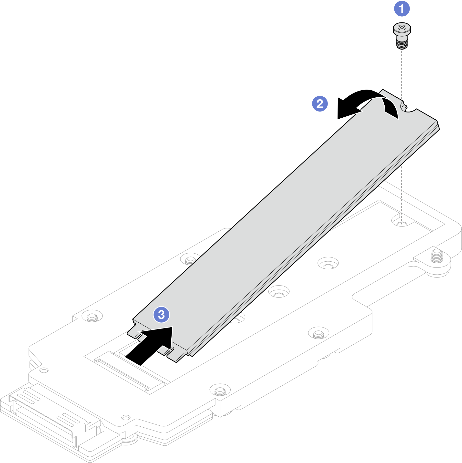 M.2 drive removal