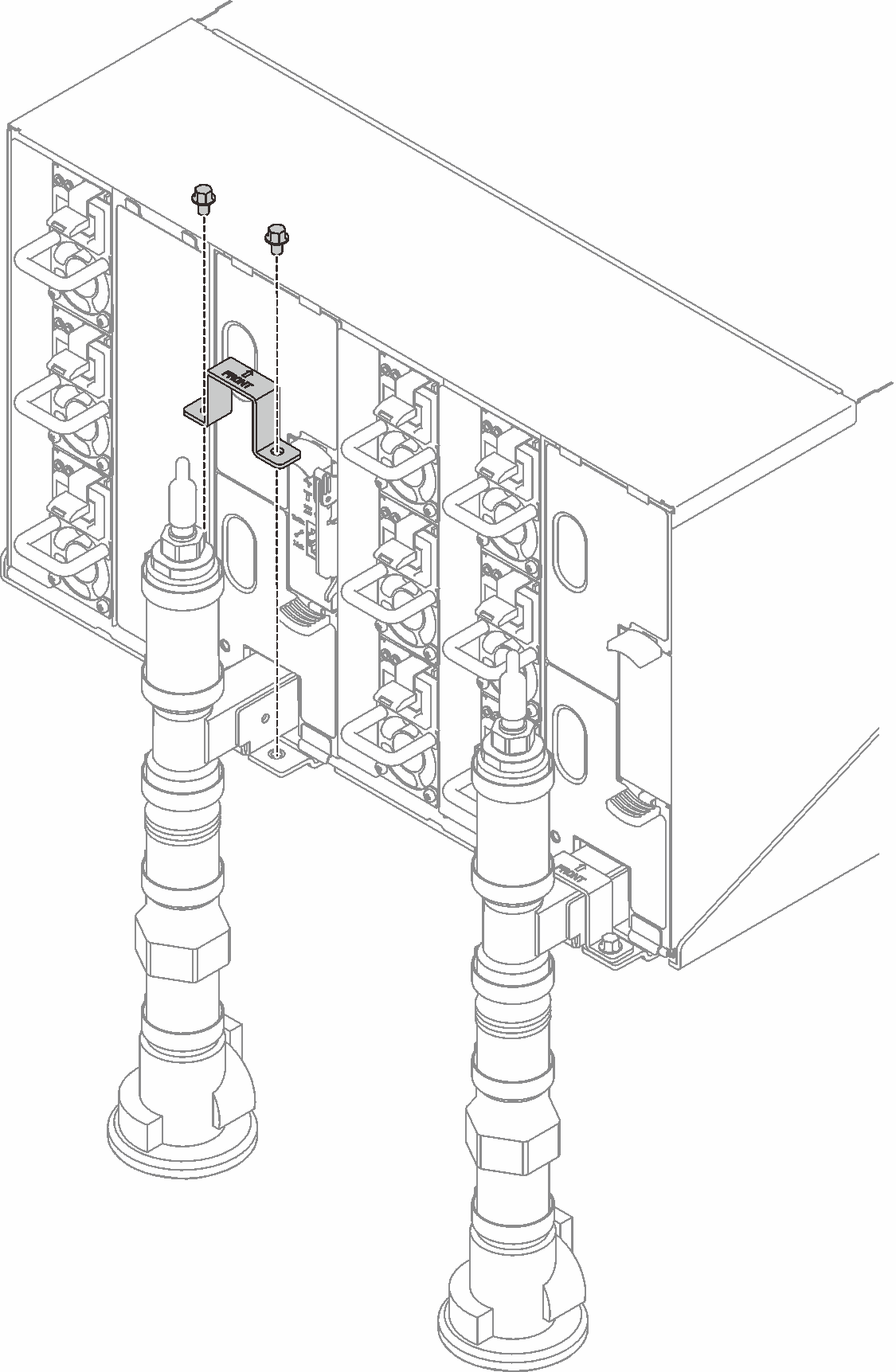 Retention bracket installation