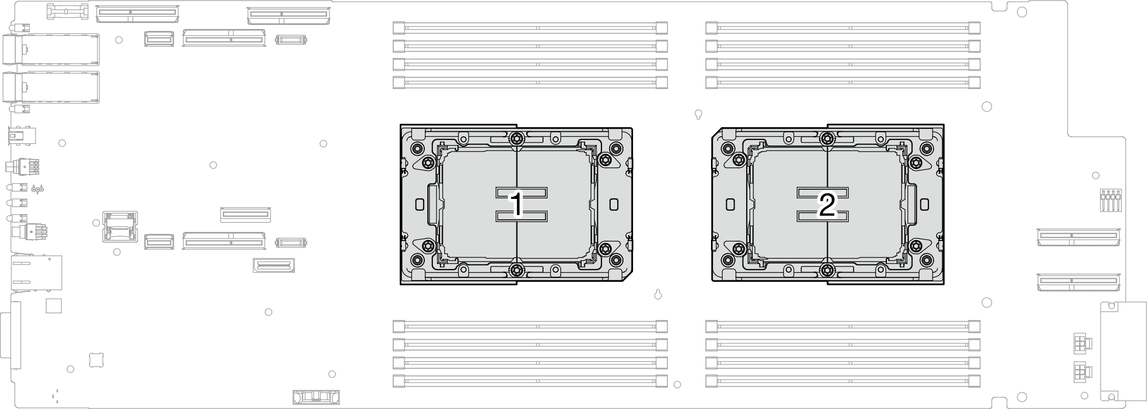 Processor locations