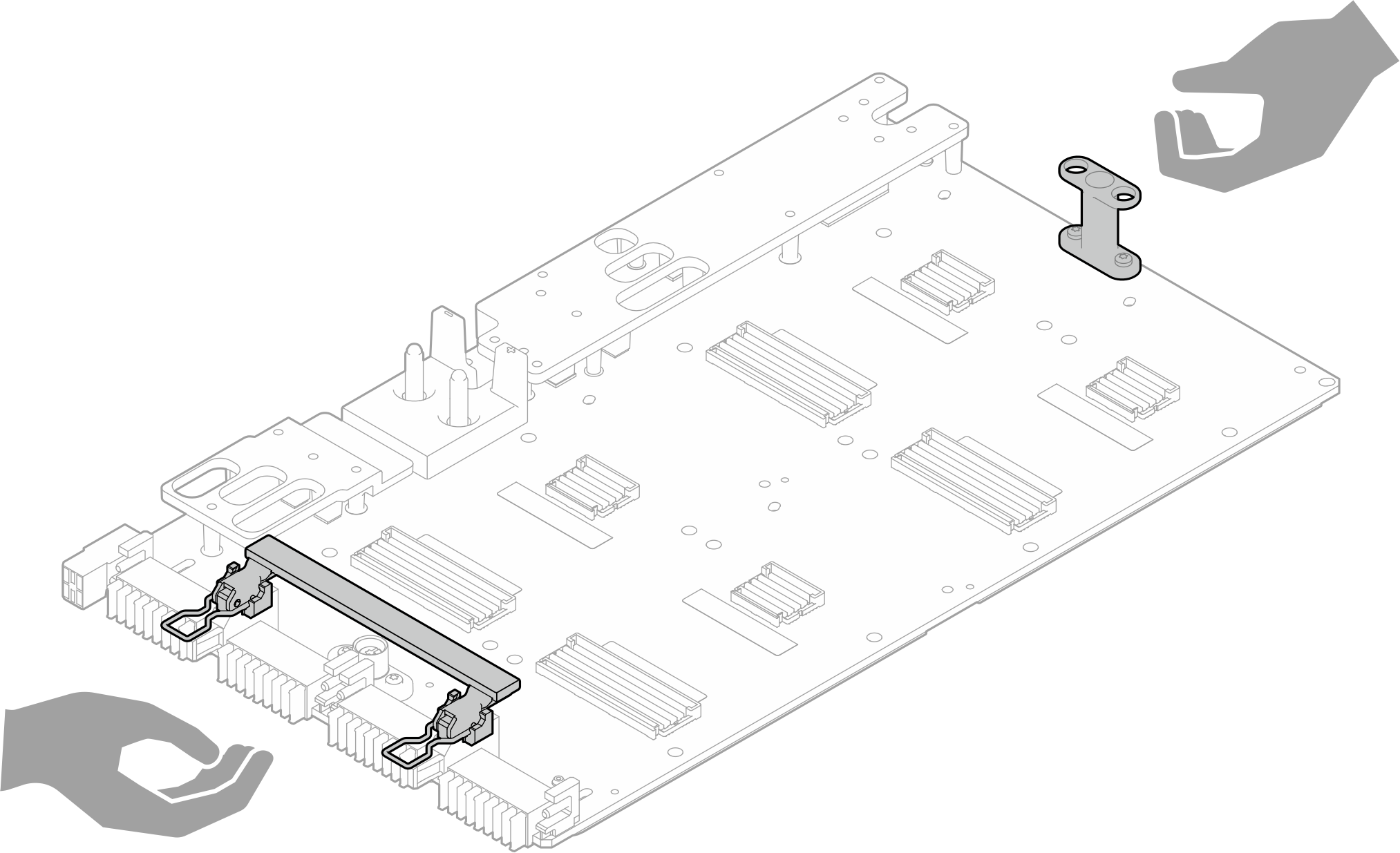 Removing GPU board from the package box