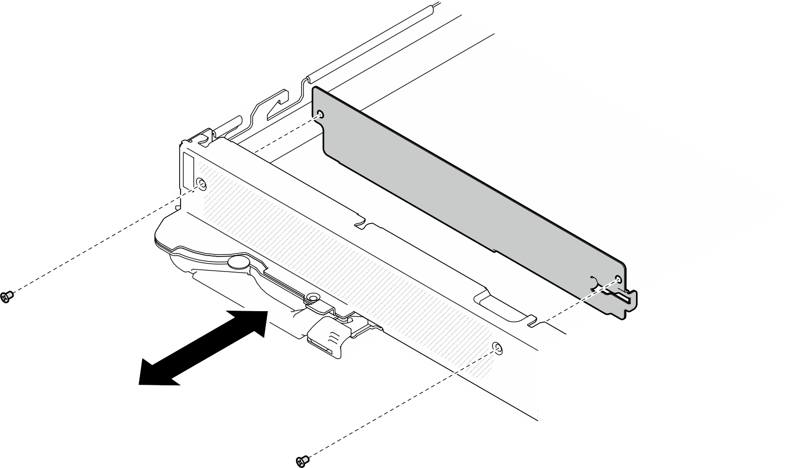 Venting block installation