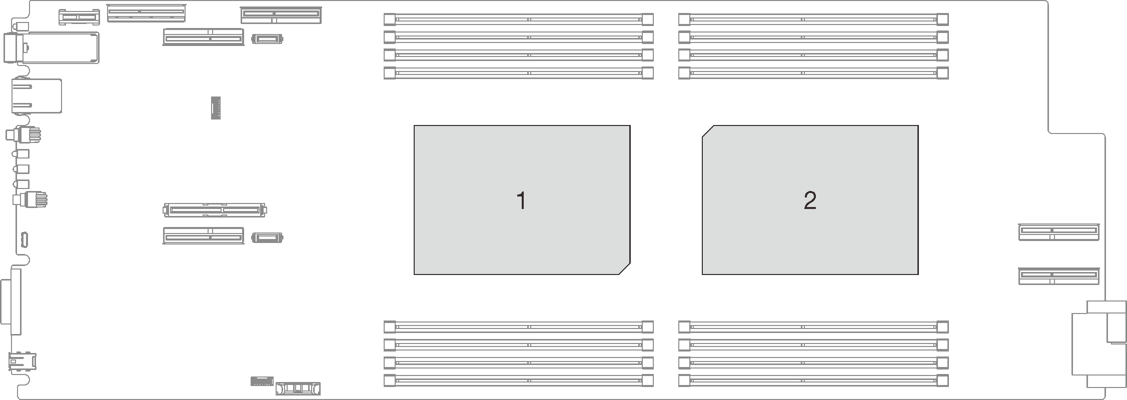 Processor locations