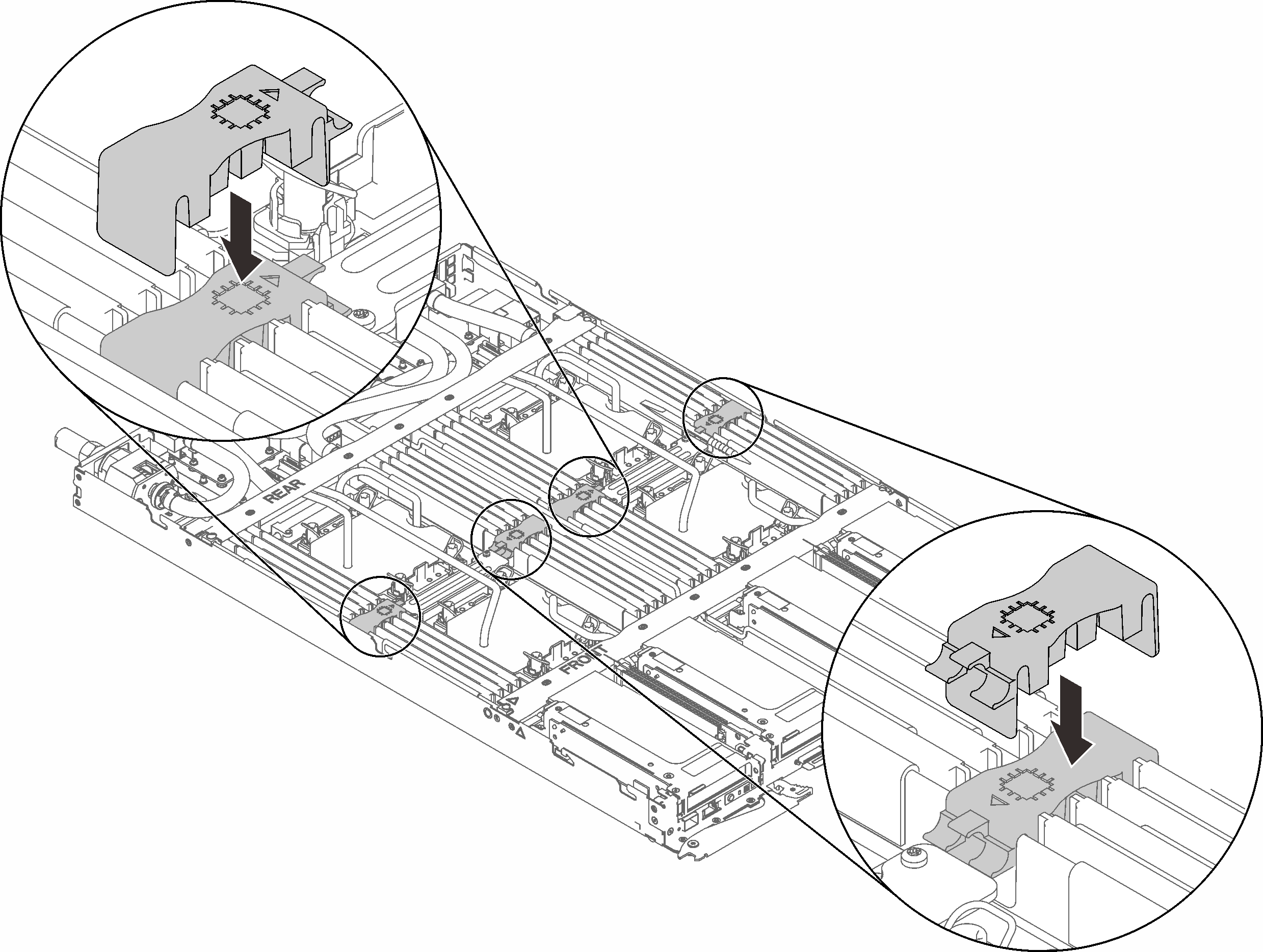 DIMM comb installation