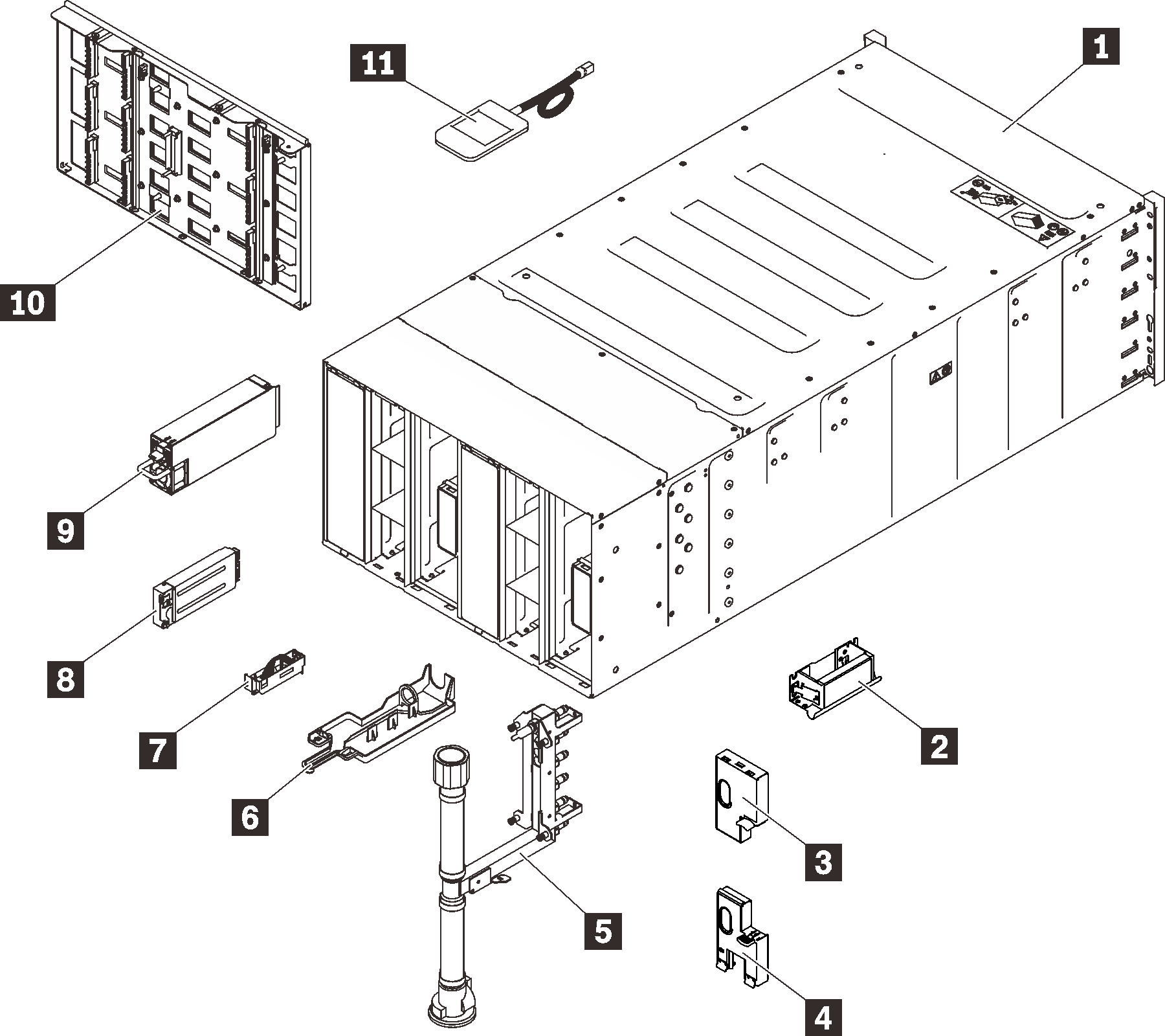 Enclosure components