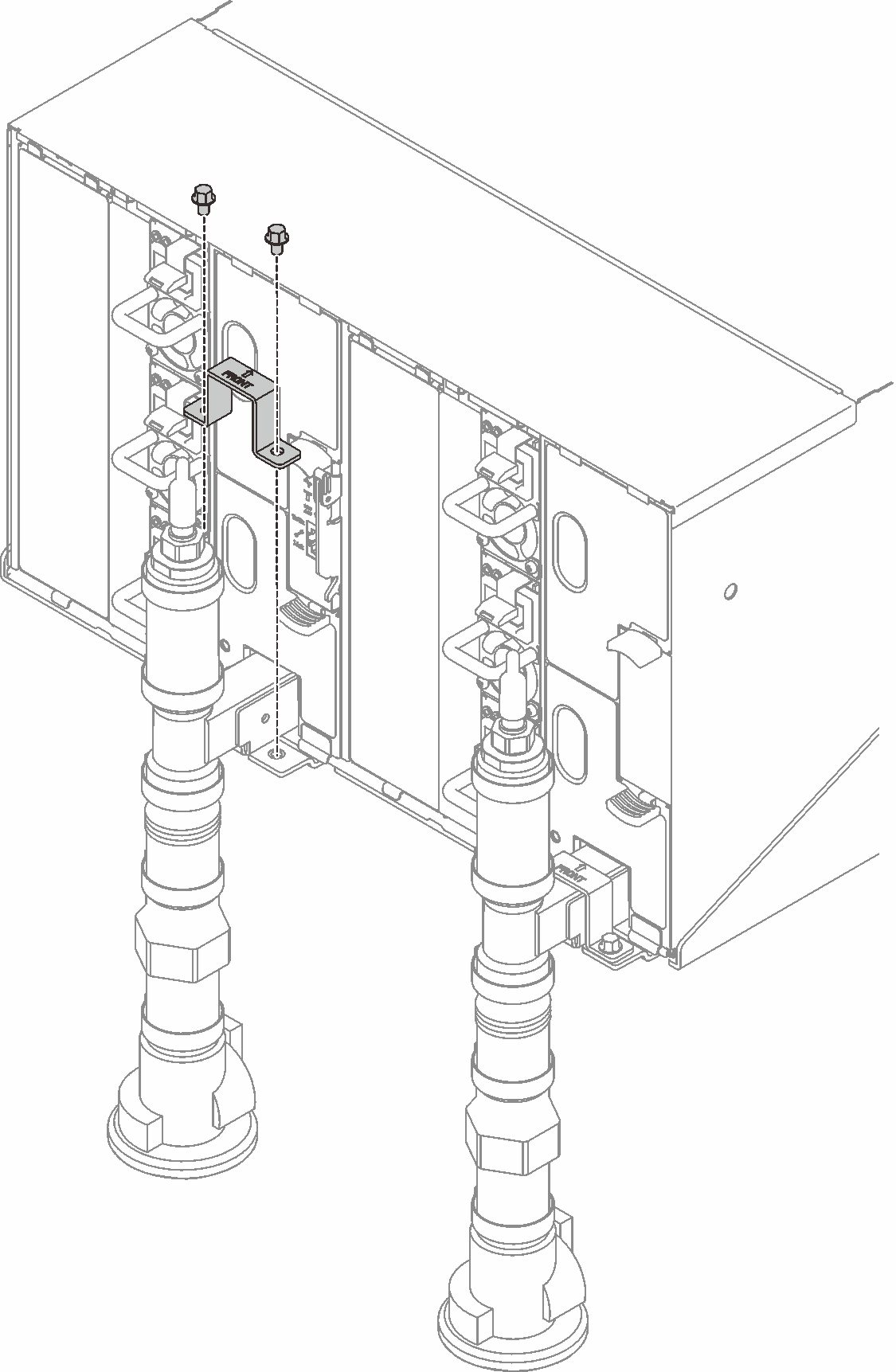 Retention bracket removal