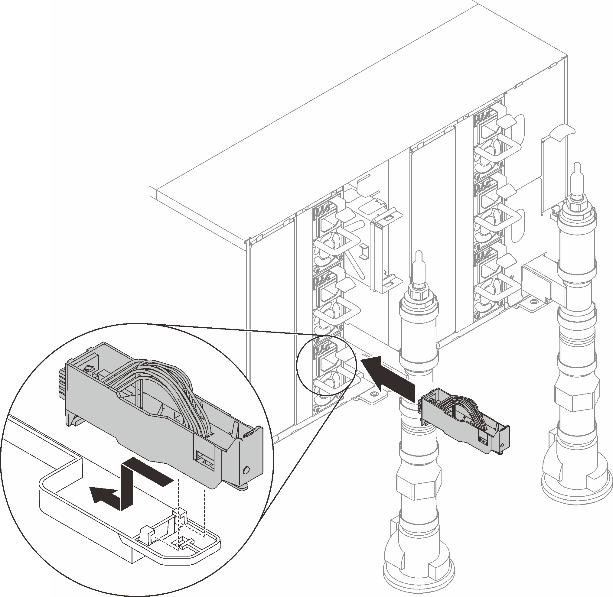 Drip sensor assembly installation