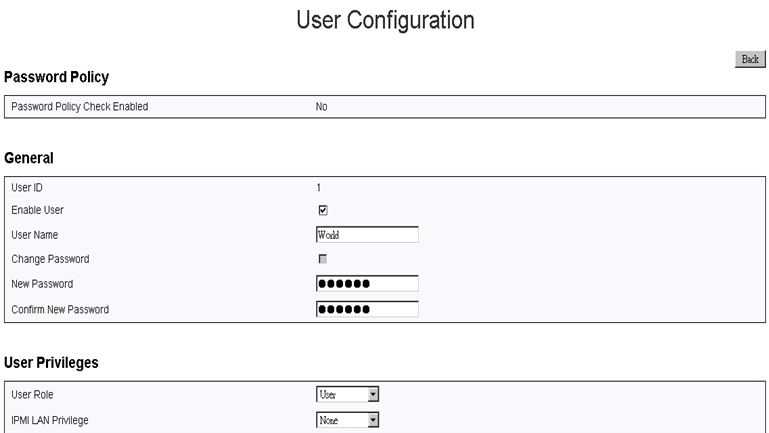 Password Policy