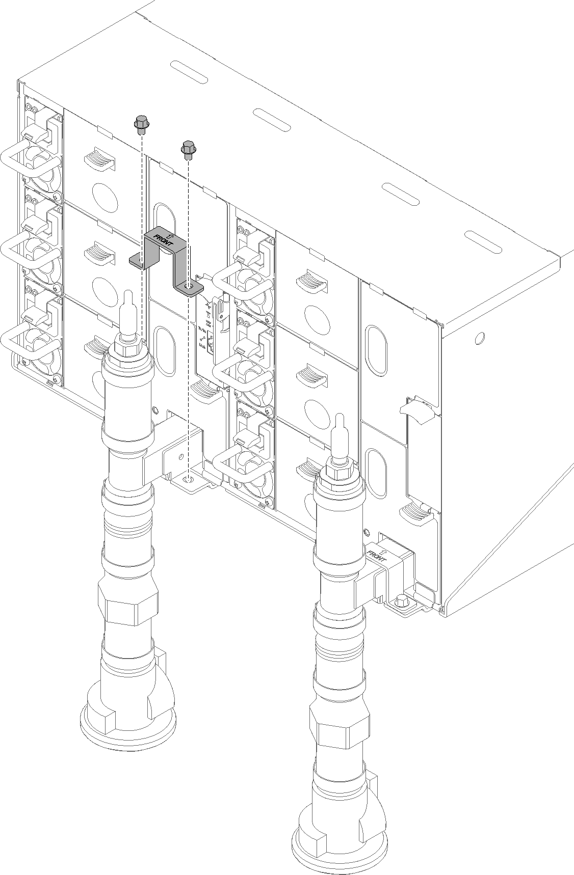 Retention bracket installation