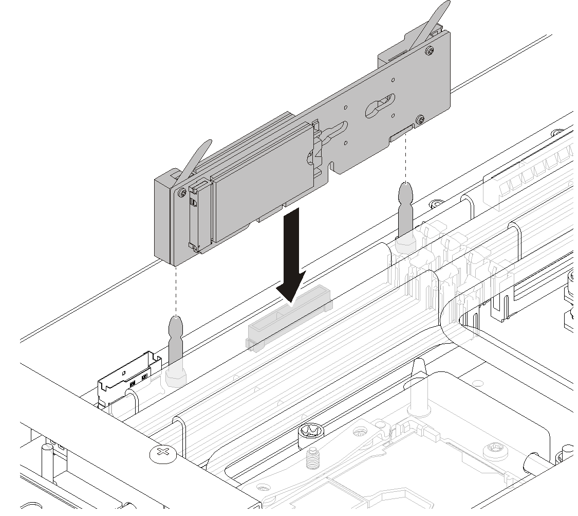 M.2 backplane installation