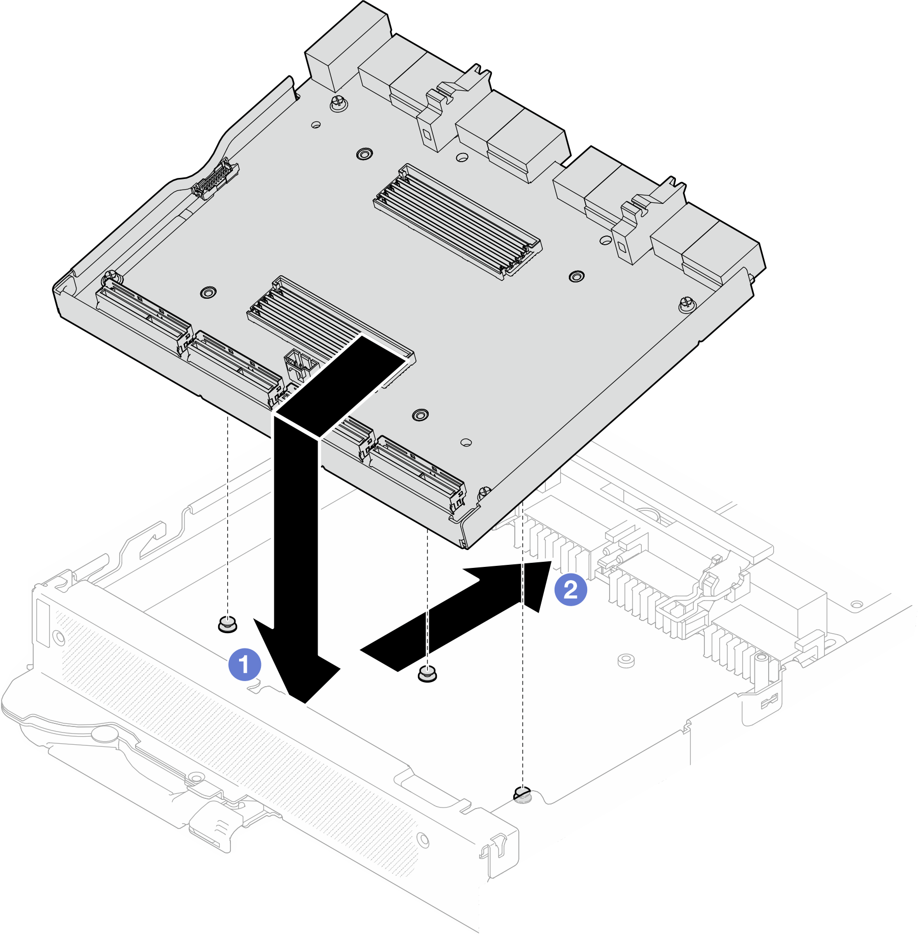 Carrier board installation