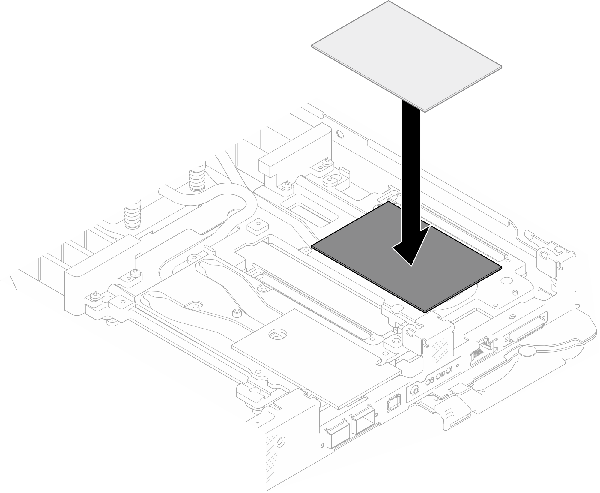 Replacing gap pad