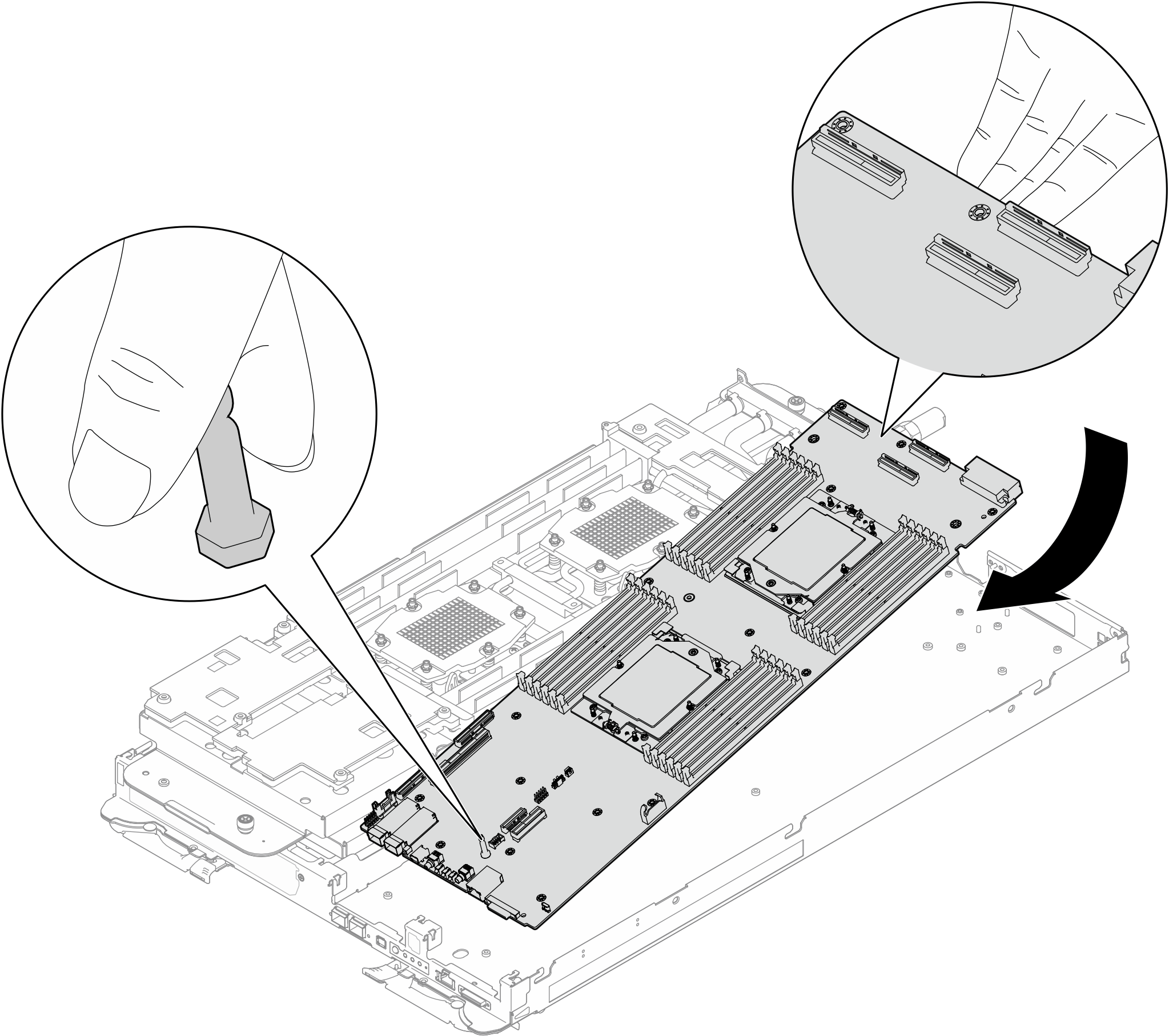 System board installation