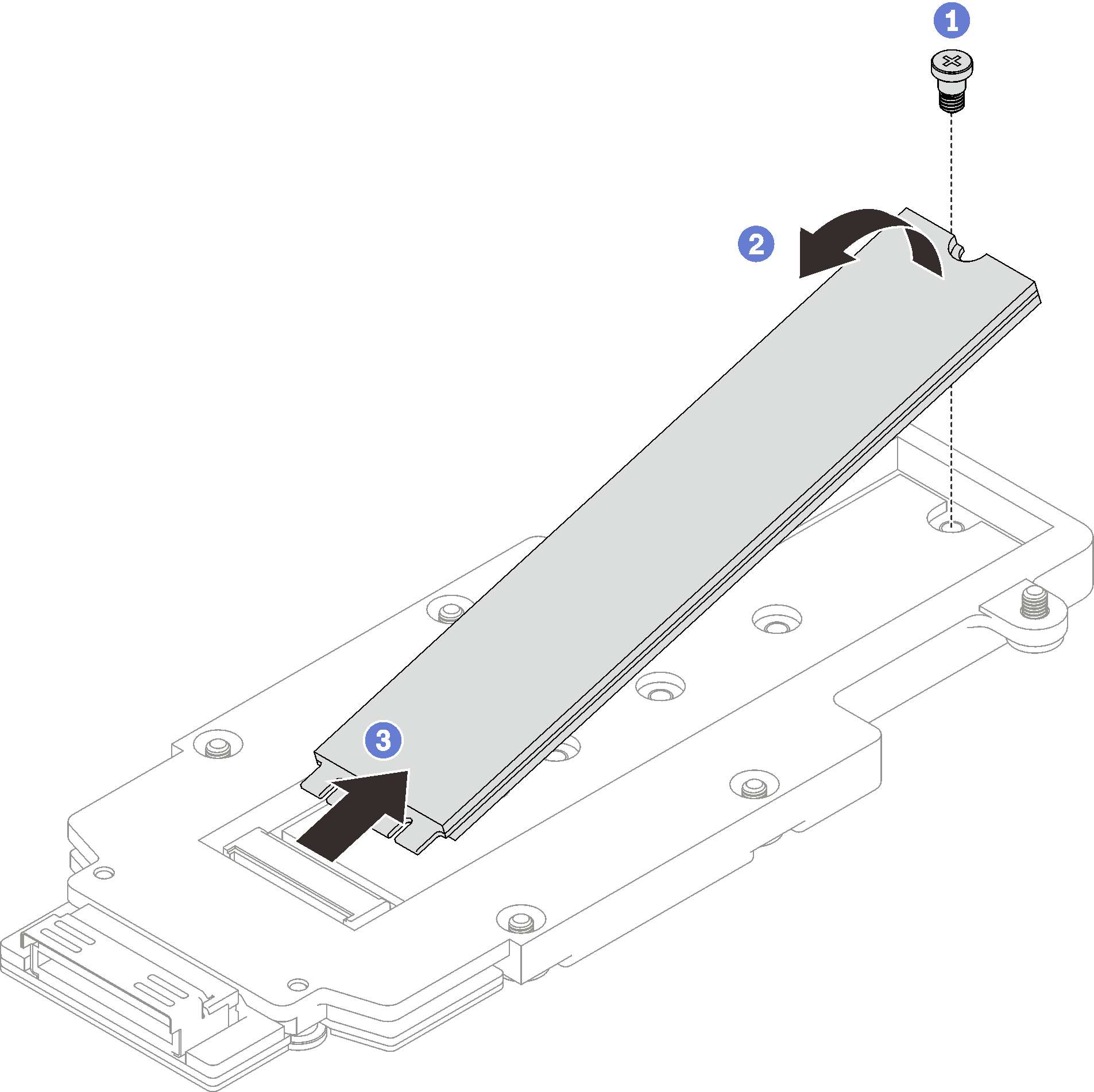 M.2 drive removal