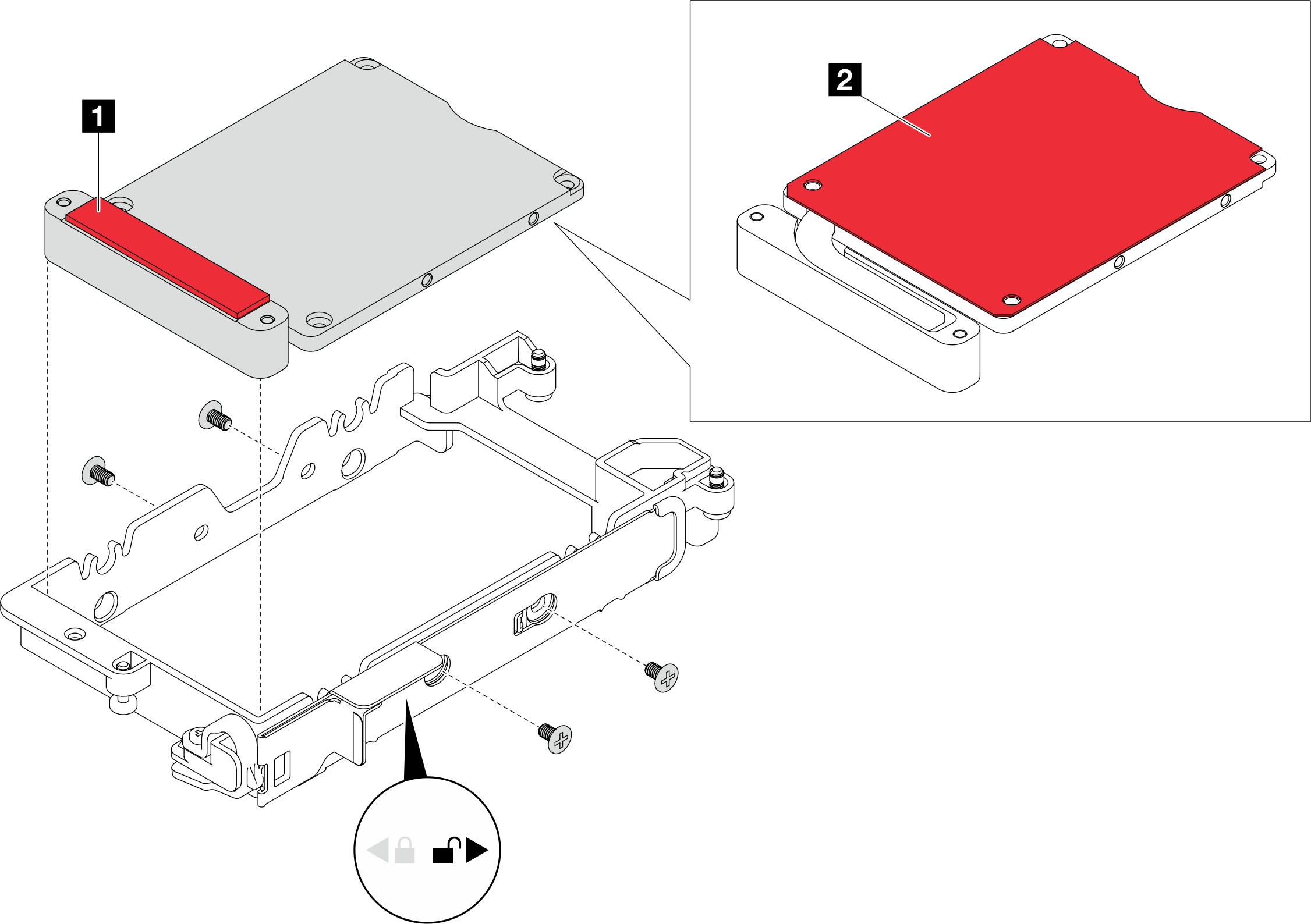 Conduction plate installation