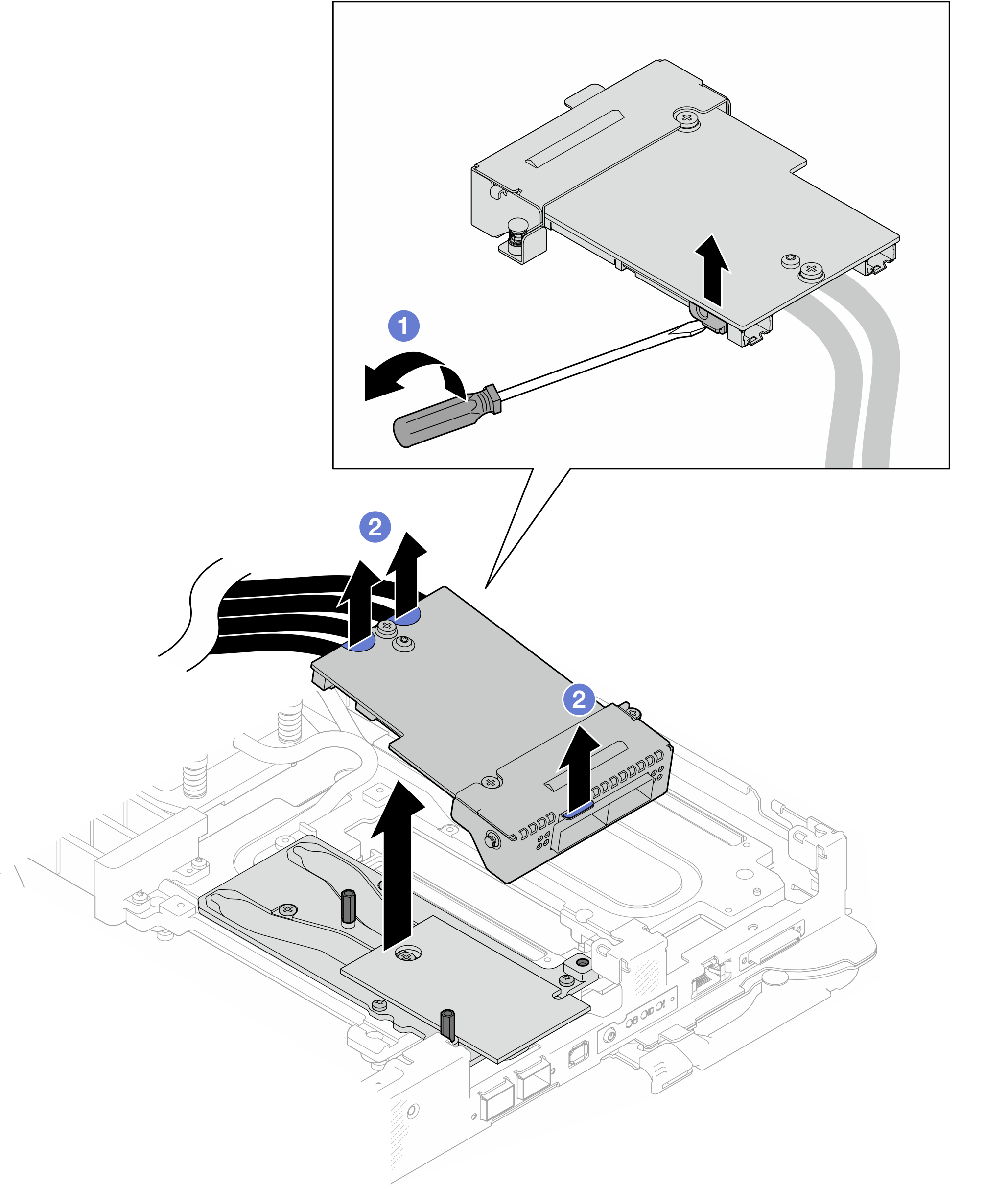 Removing the OSFP module