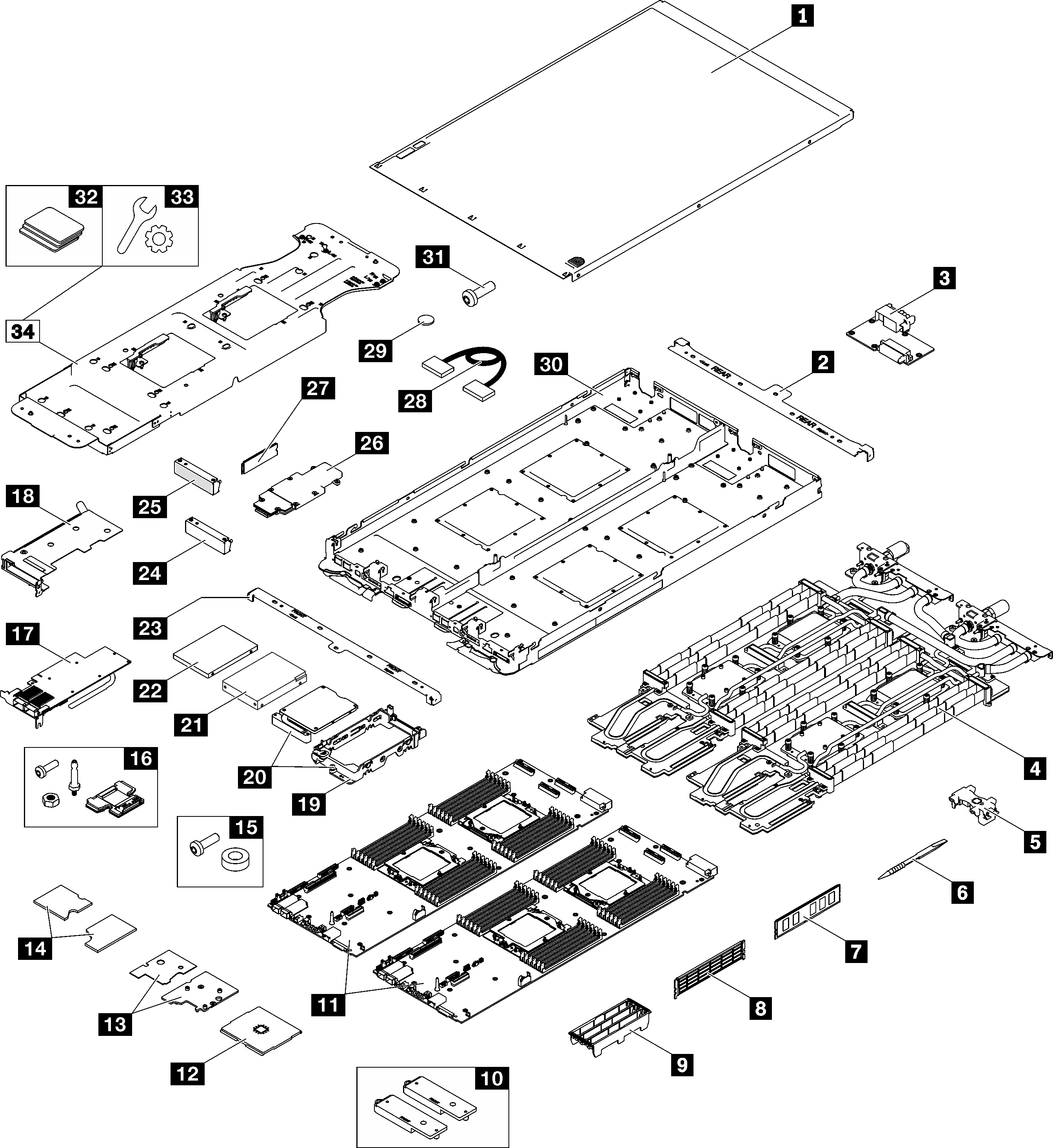 SD665 V3 parts list