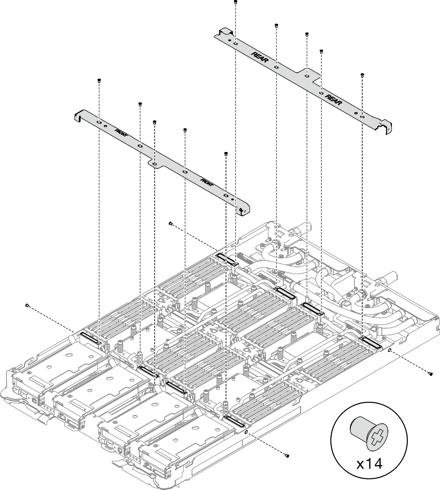 Cross brace installation