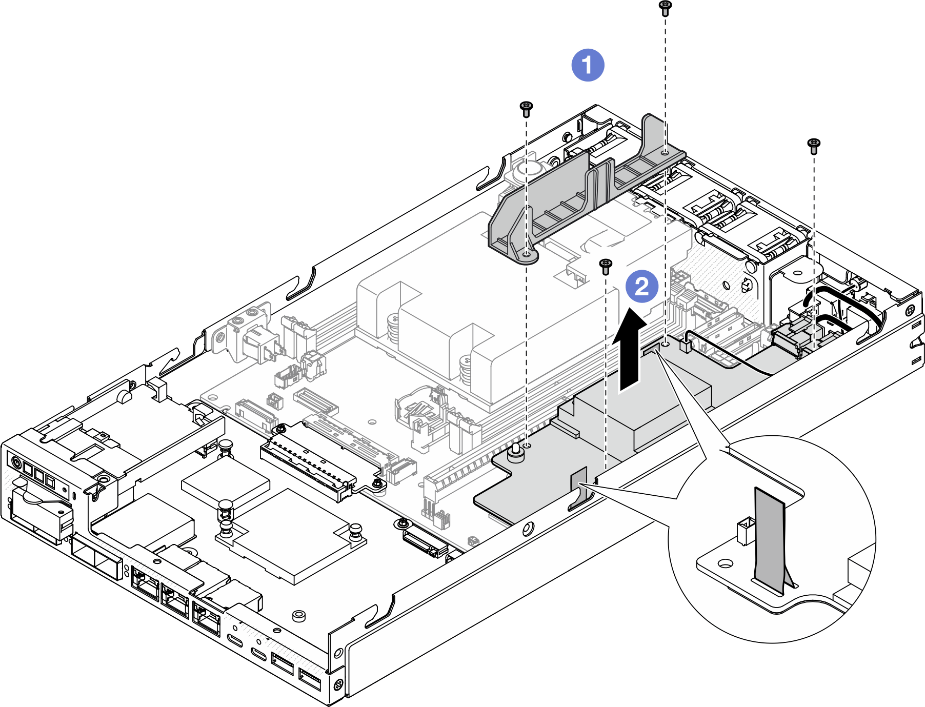 Removal of the power module board