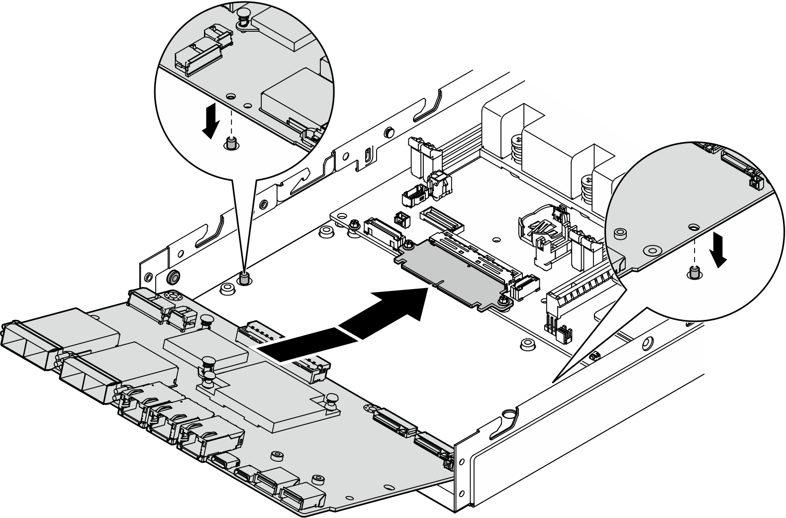 Installing the I/O module board