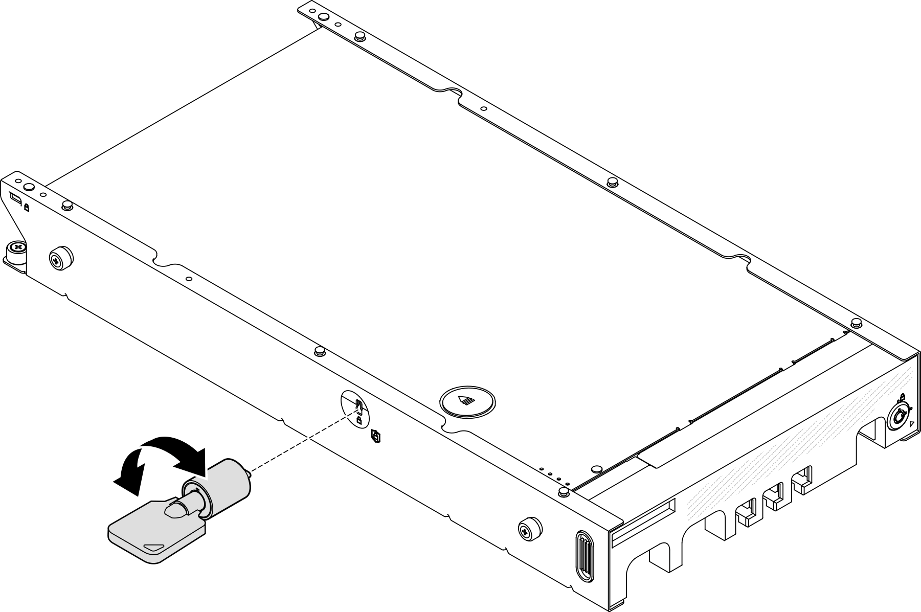 Kensington lock node sleeve