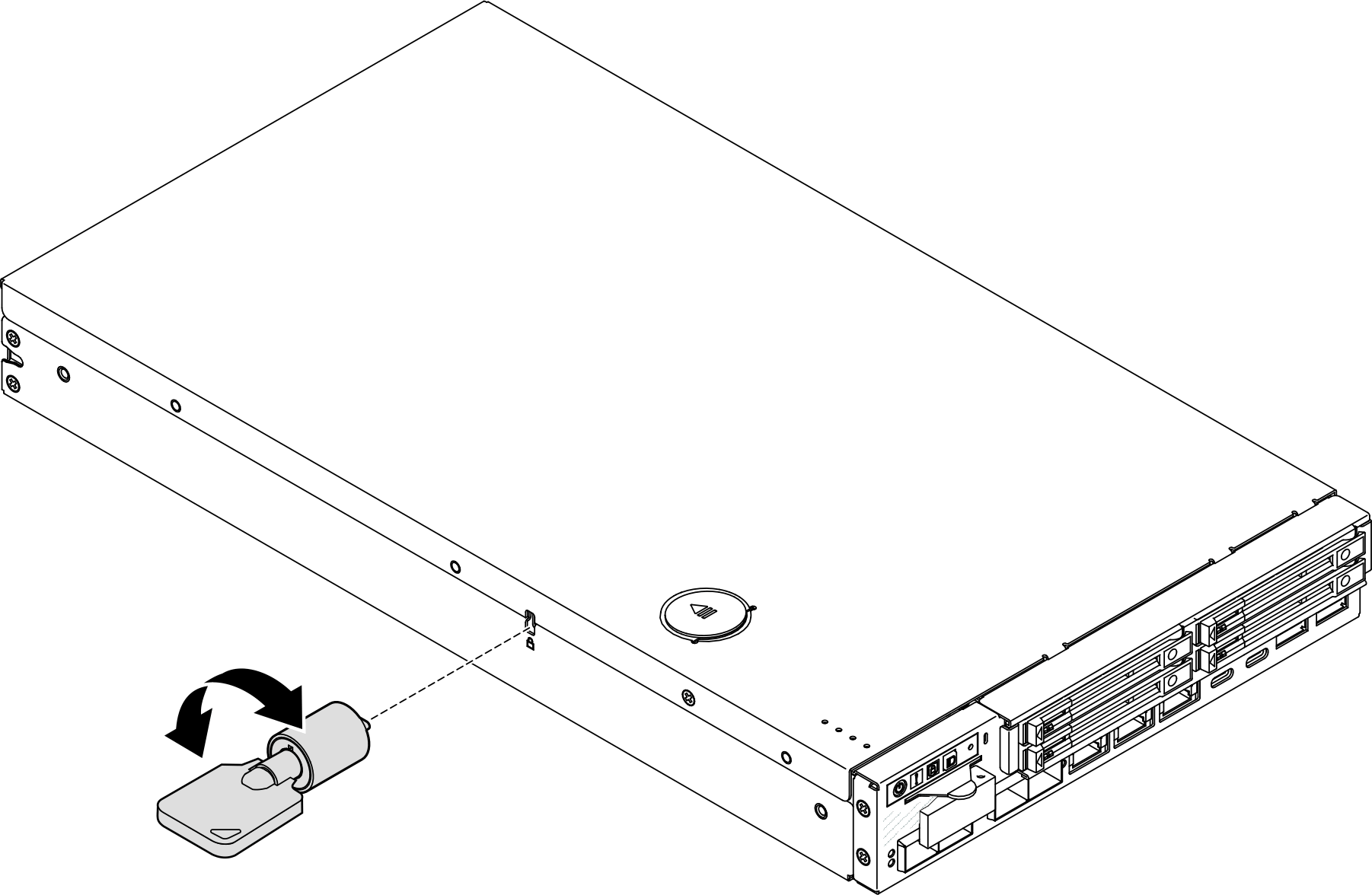 Kensington lock desktop mount