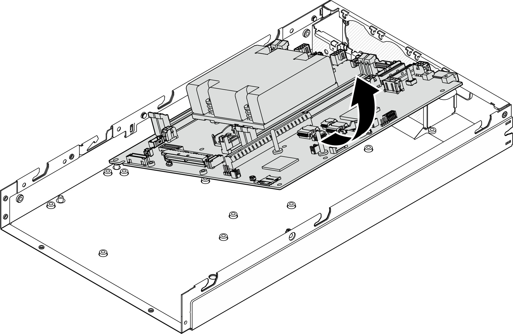 Removing the system board