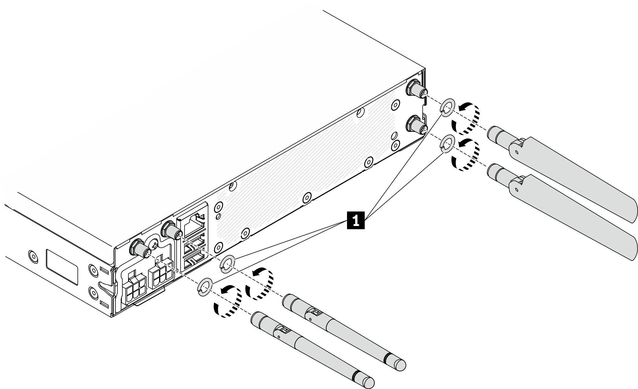 LTE/WLAN Antenna removal