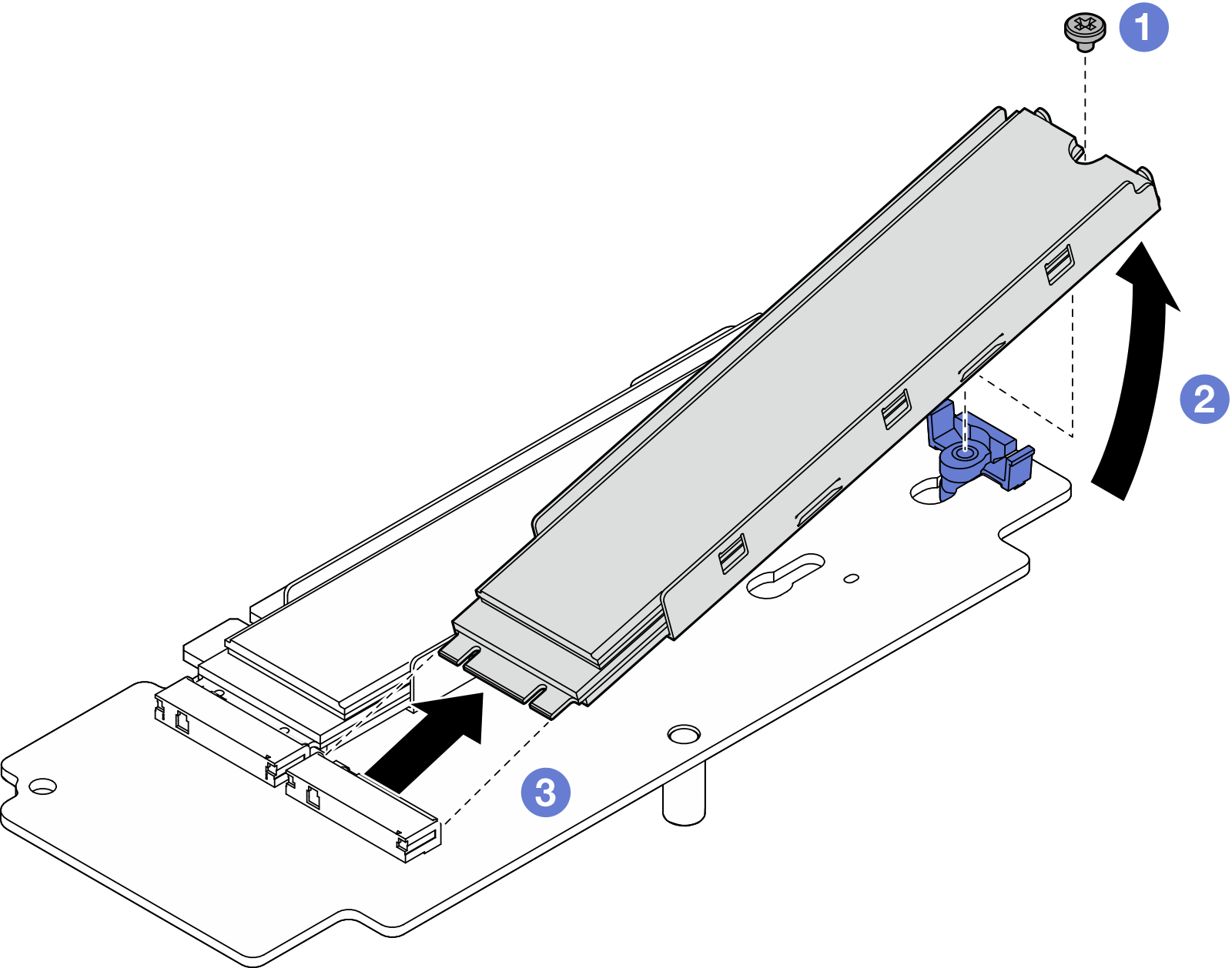 Extracción de una unidad M.2