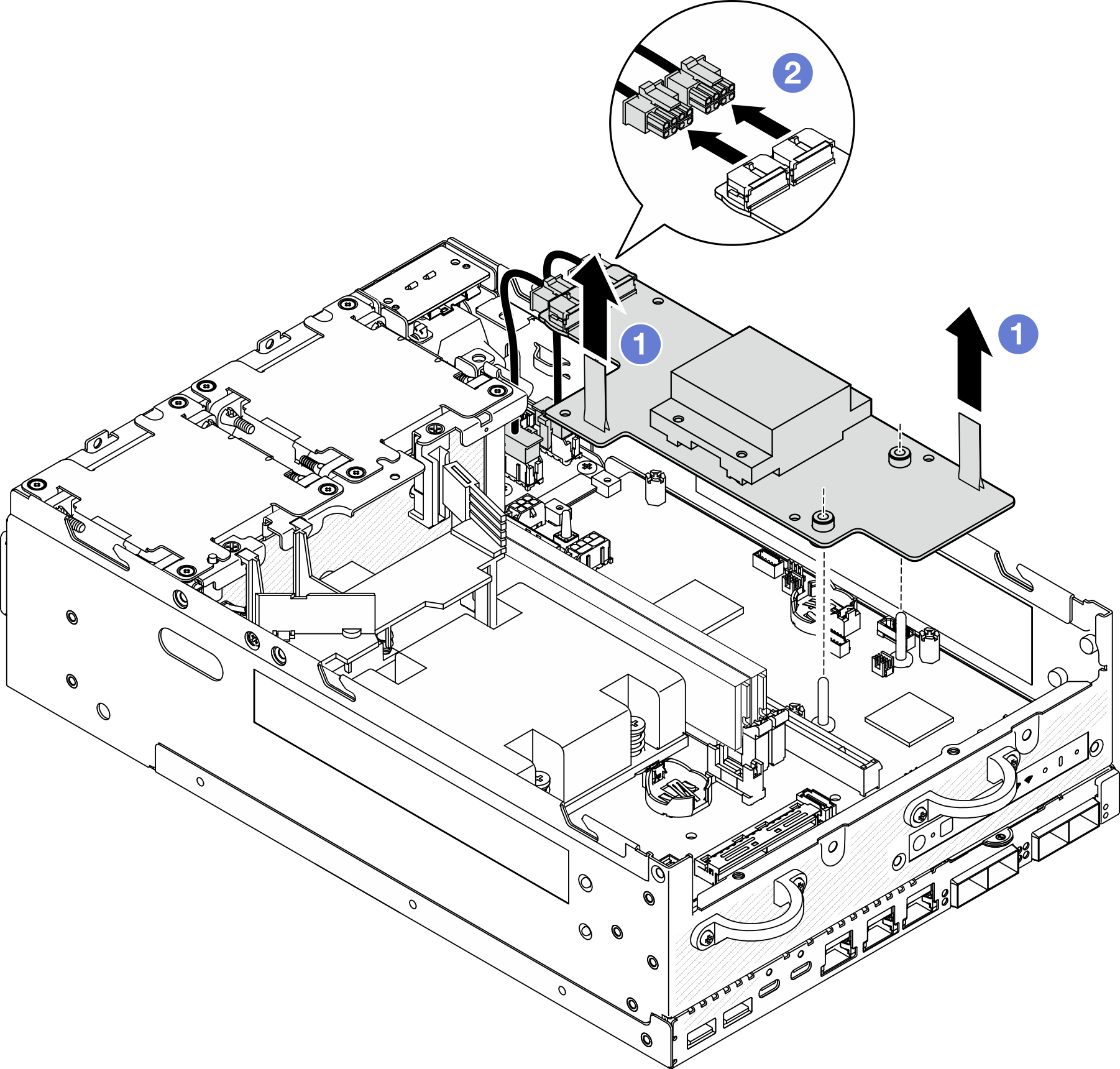 Removing the power module board